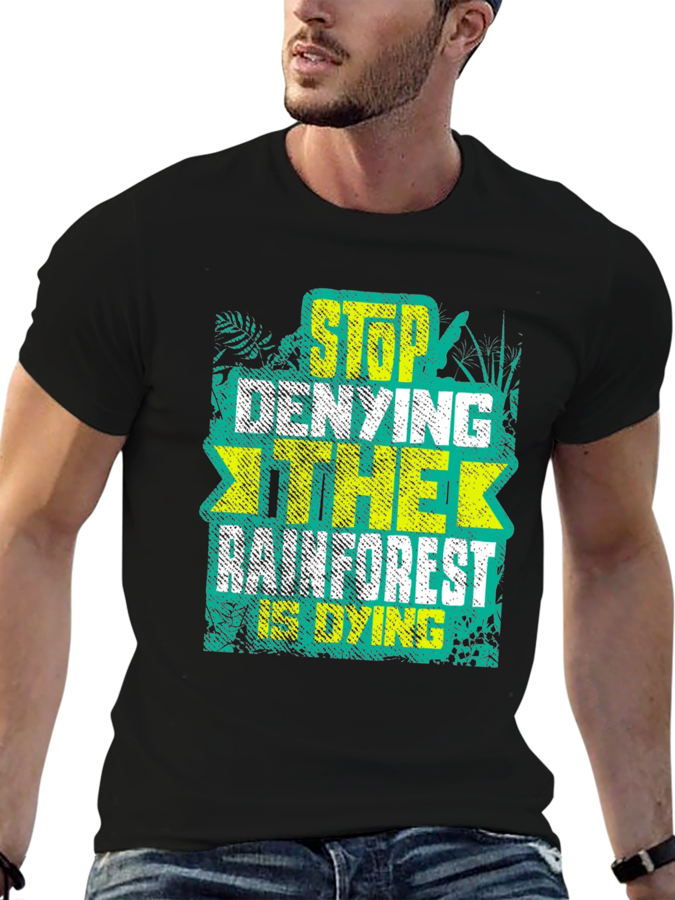 Rainforest Conservation Tee - Stop Denying The Dying!