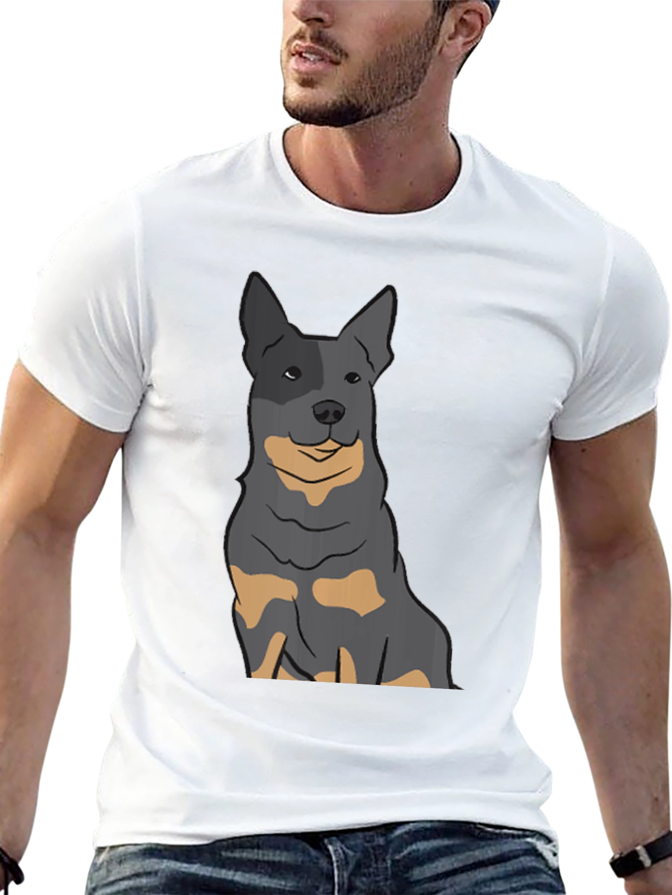Dog Graphic Tee - Cool Canine Design