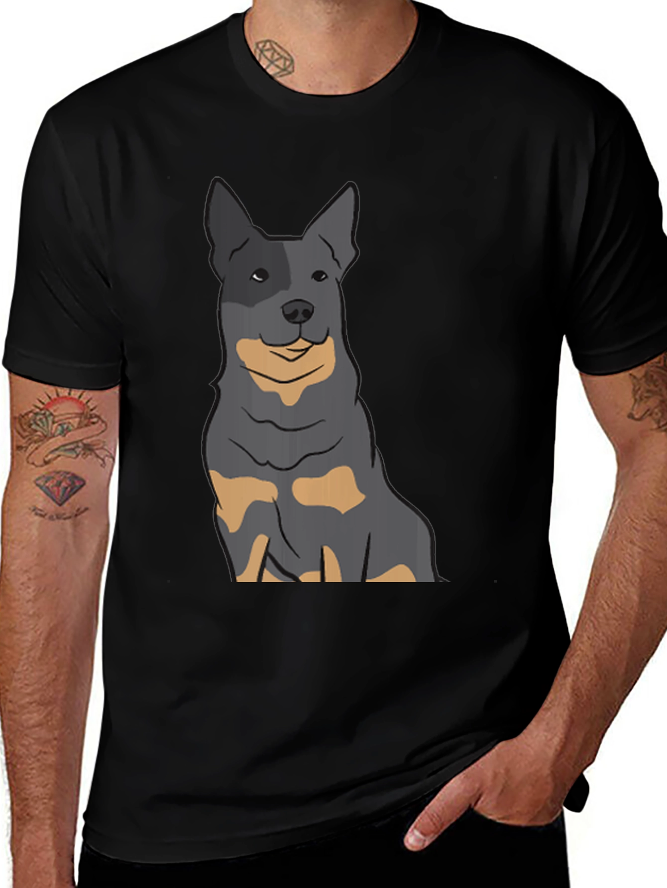 Dog Graphic Tee - Cool Canine Design