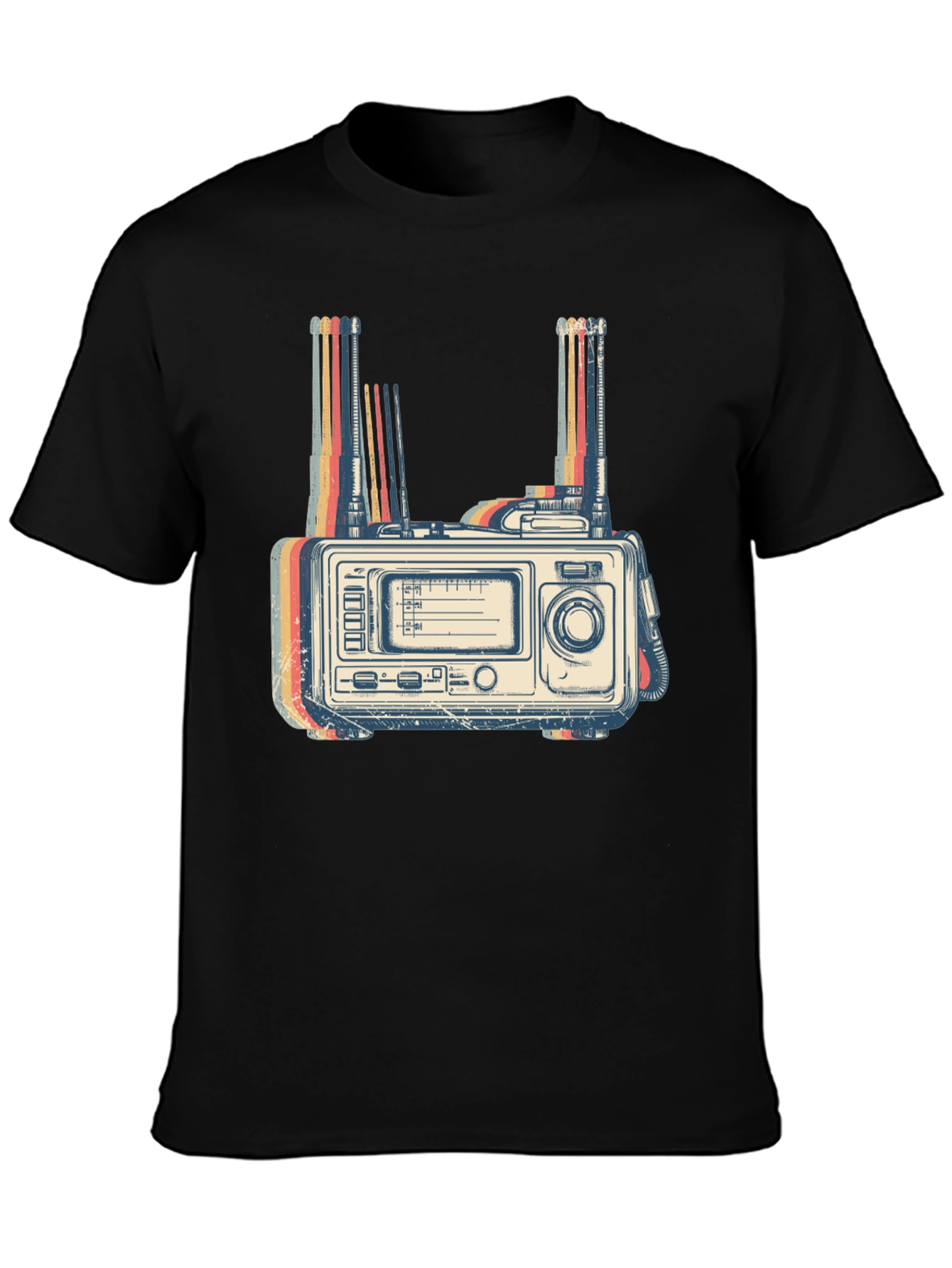 Retro Radio Graphic T-Shirt