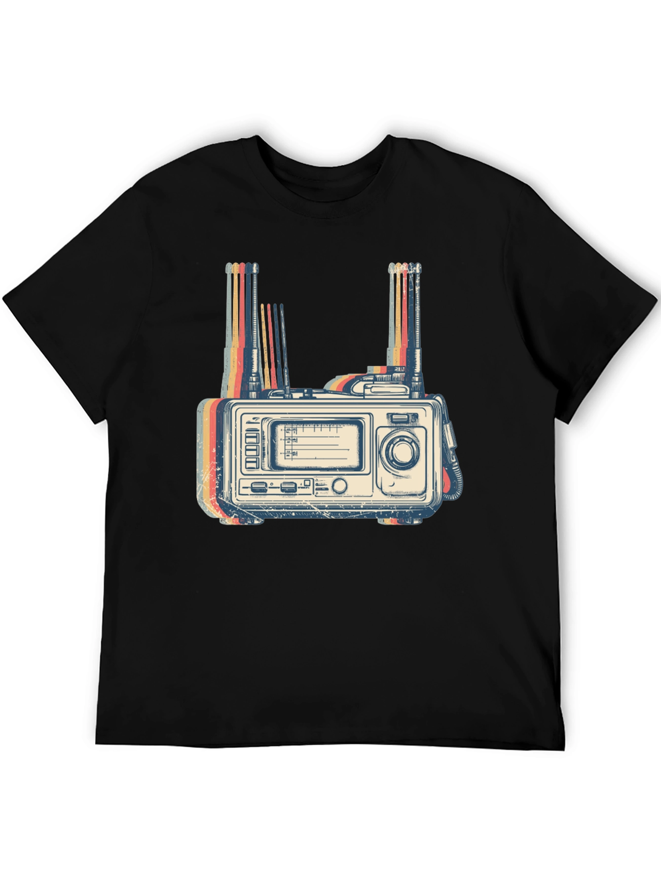 Retro Radio Graphic T-Shirt