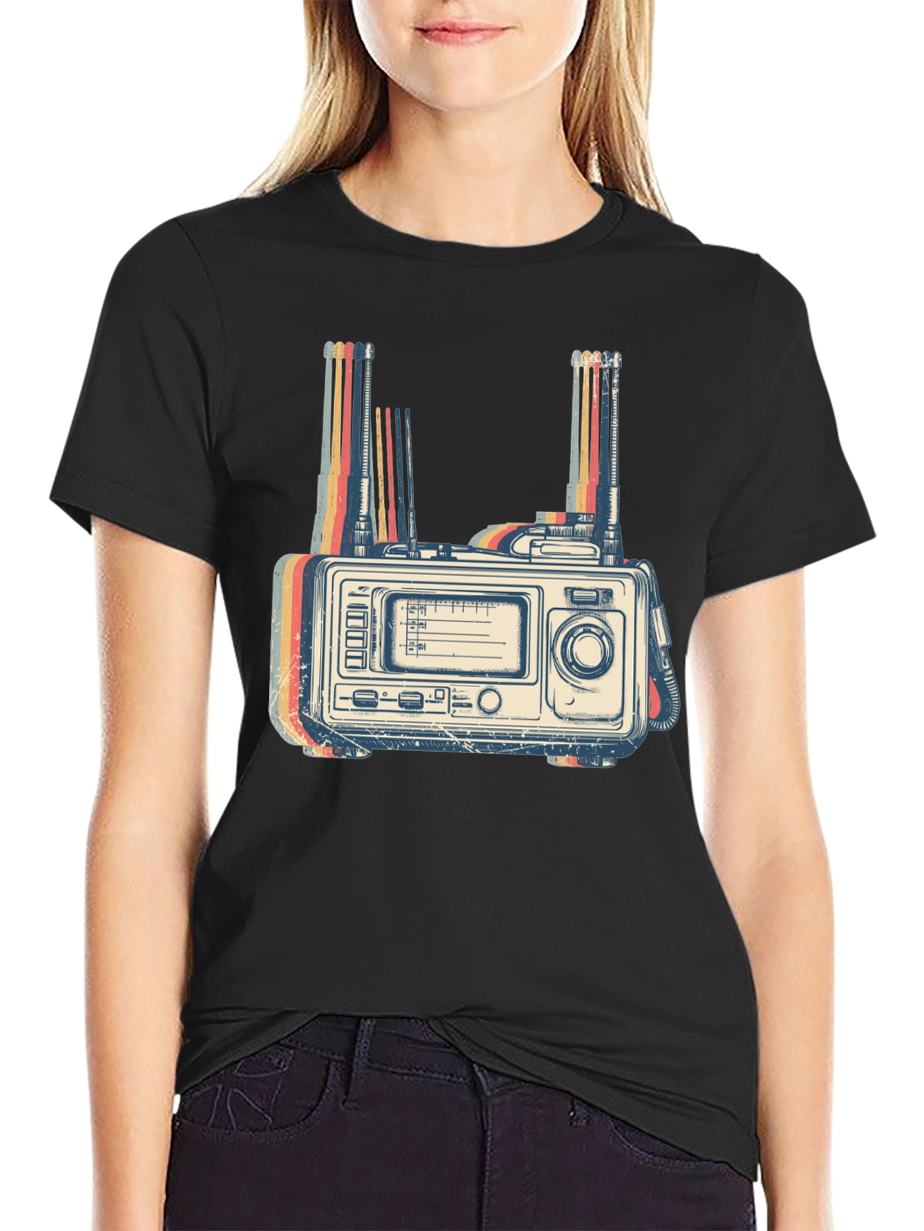 Retro Radio Graphic T-Shirt