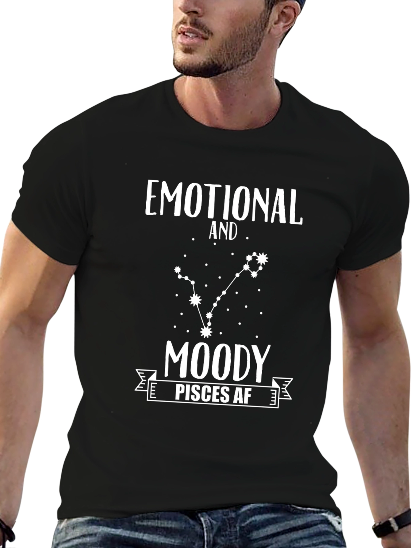 Emotional Moody Pisces AF Zodiac T-Shirt