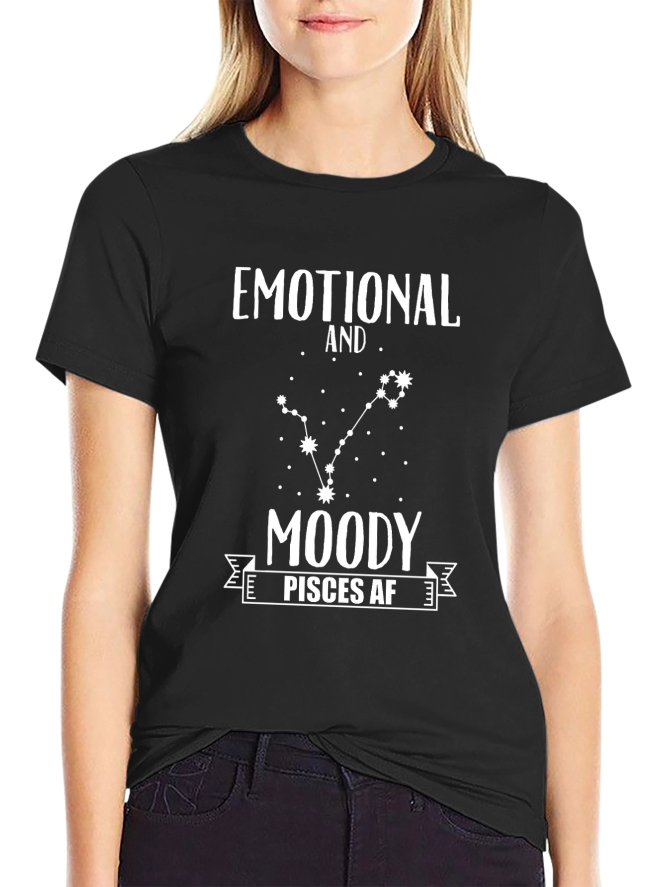 Emotional Moody Pisces AF Zodiac T-Shirt