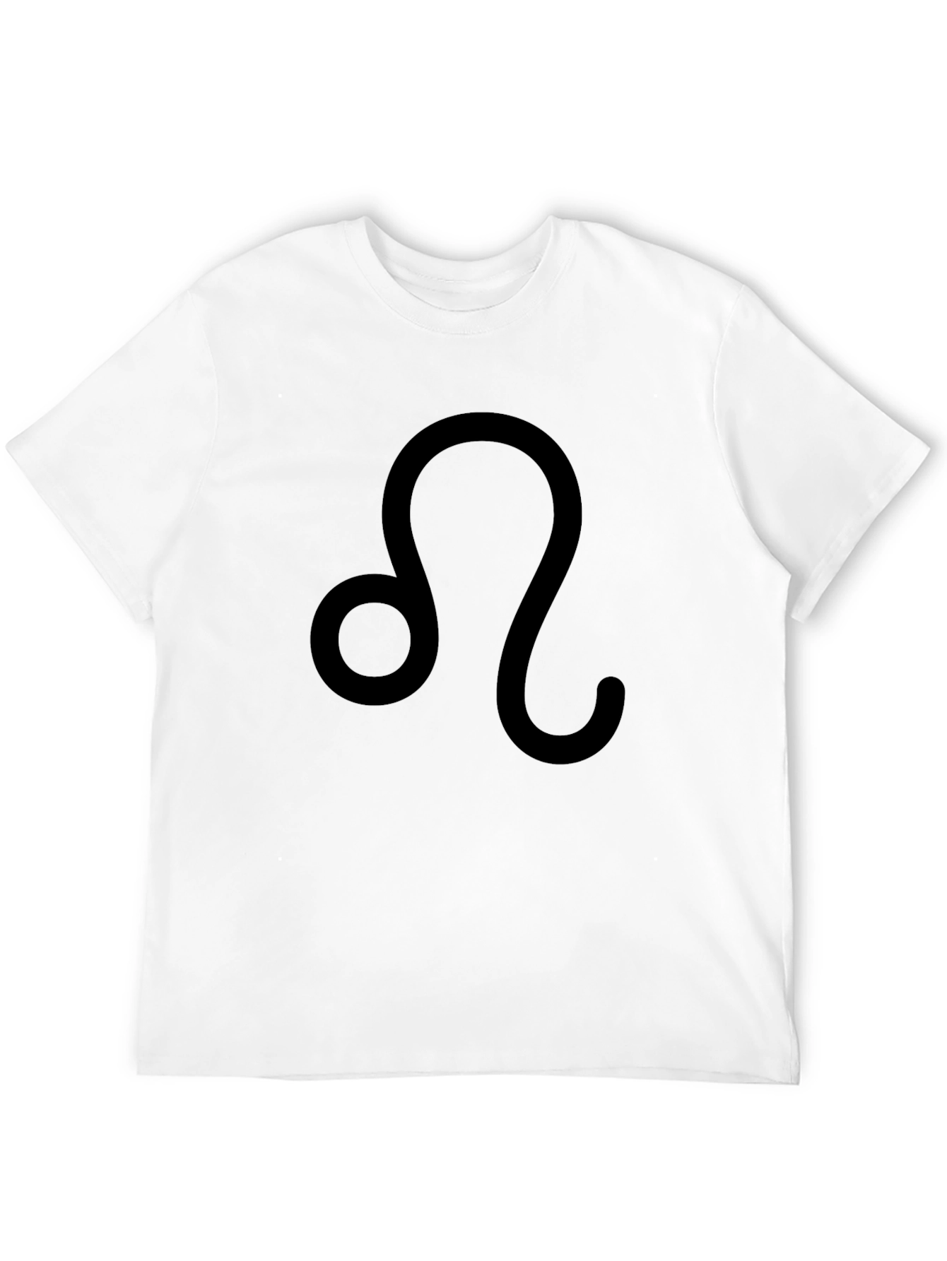 Leo Zodiac Sign Black Graphic Tee