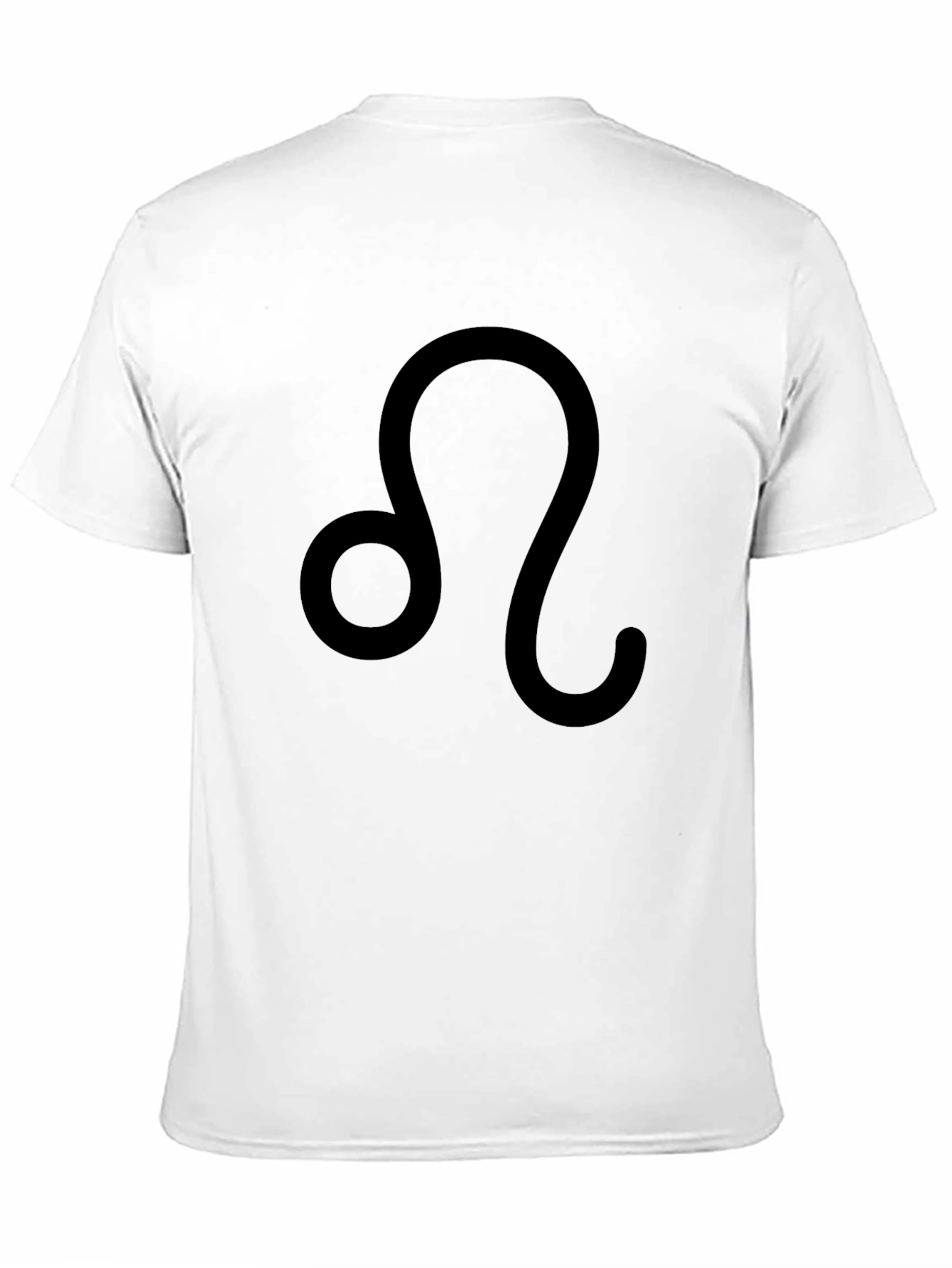 Leo Zodiac Sign Black Graphic Tee