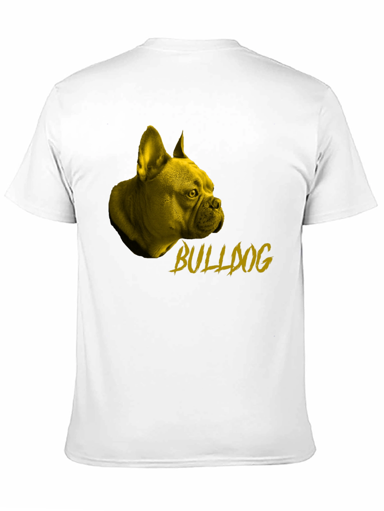 Bulldog Graphic Tee - Stylish Black Cotton T-Shirt