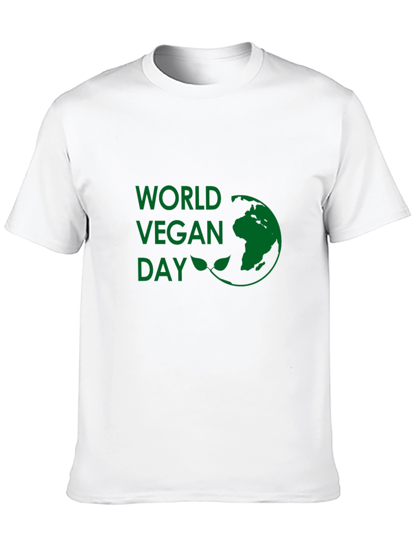 World Vegan Day Black T-Shirt - Celebrate Sustainability