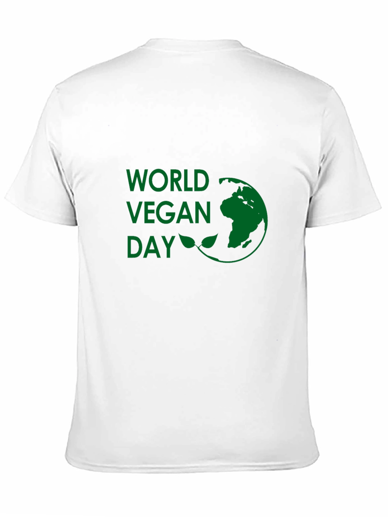World Vegan Day Black T-Shirt - Celebrate Sustainability