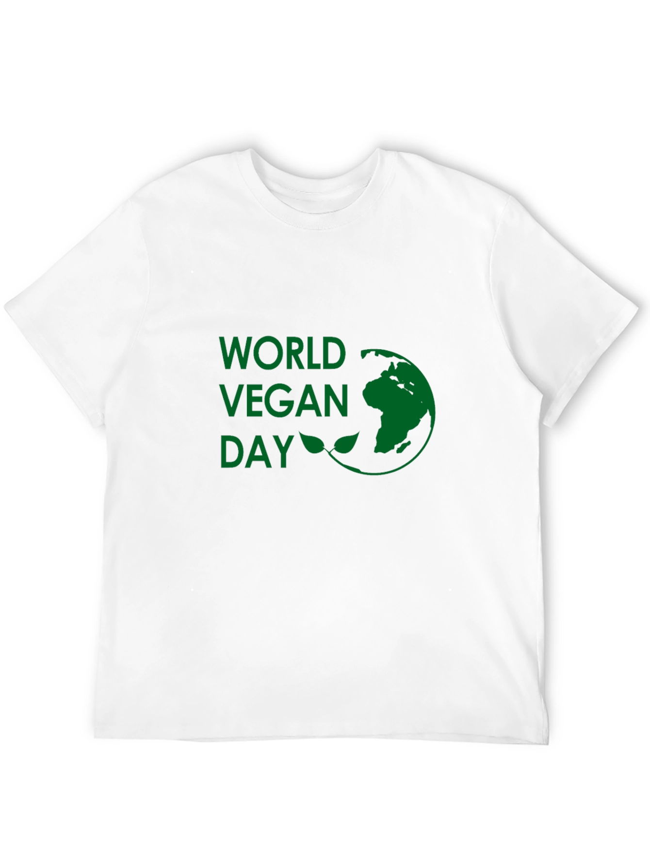 World Vegan Day Black T-Shirt - Celebrate Sustainability