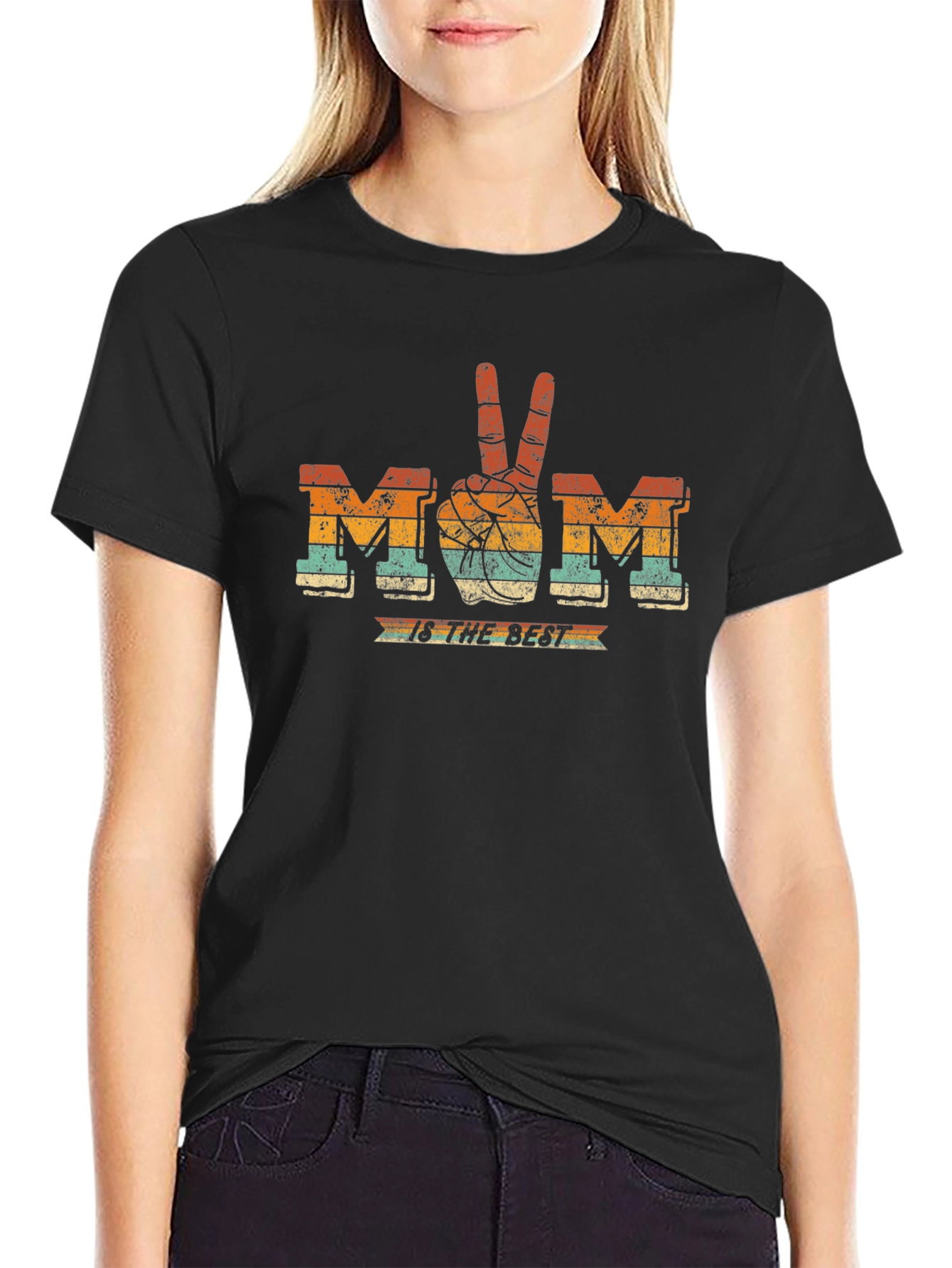 Retro Mom is the Best T-Shirt
