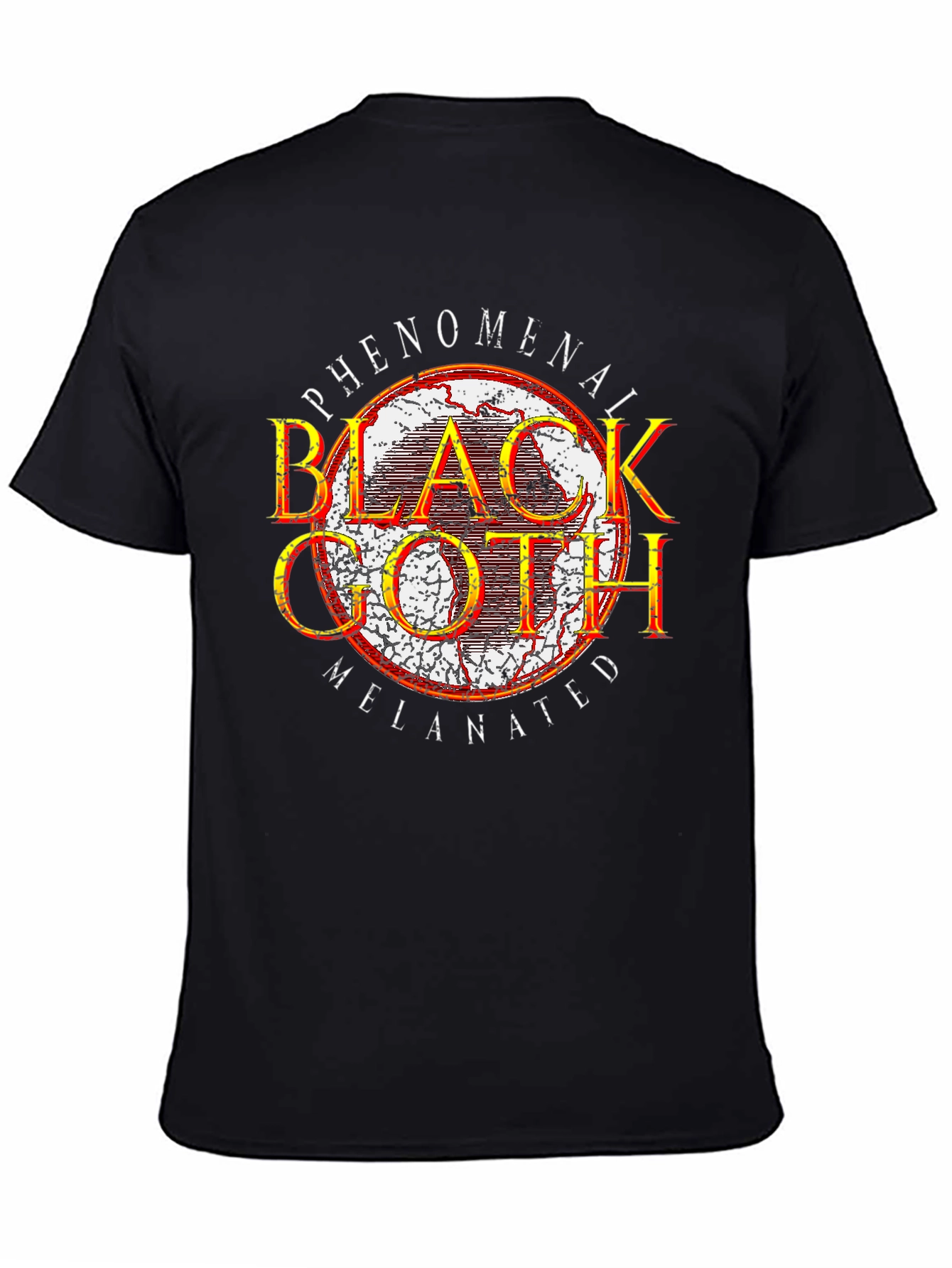 Phenomenal Black Goth Melanated Graphic T-Shirt