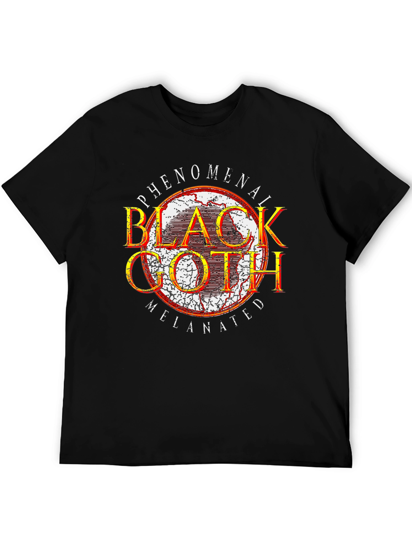 Phenomenal Black Goth Melanated Graphic T-Shirt