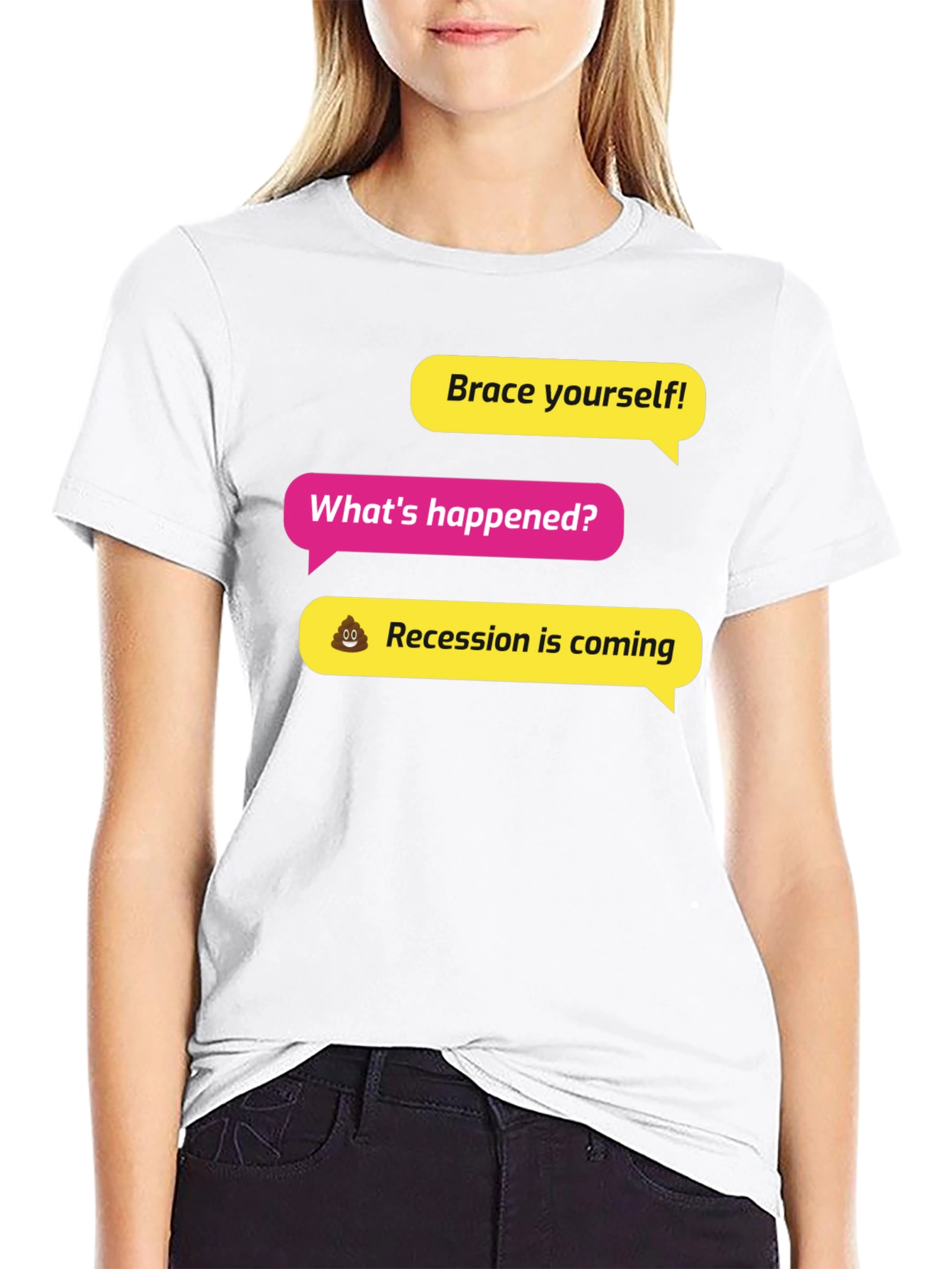 Brace Yourself! Recession Humor Graphic Tee