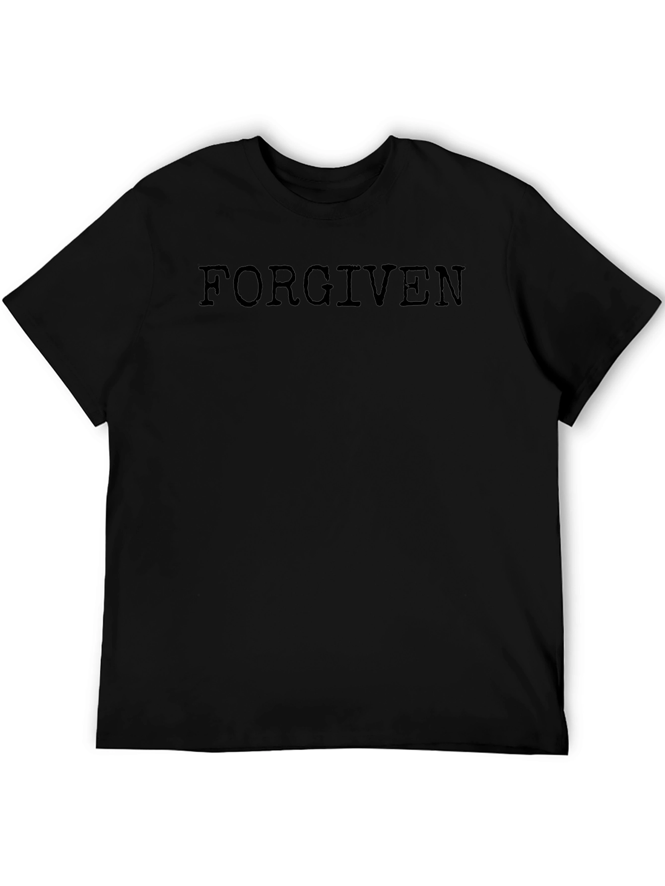 Forgiven Graphic Tee - Black Christian T-Shirt