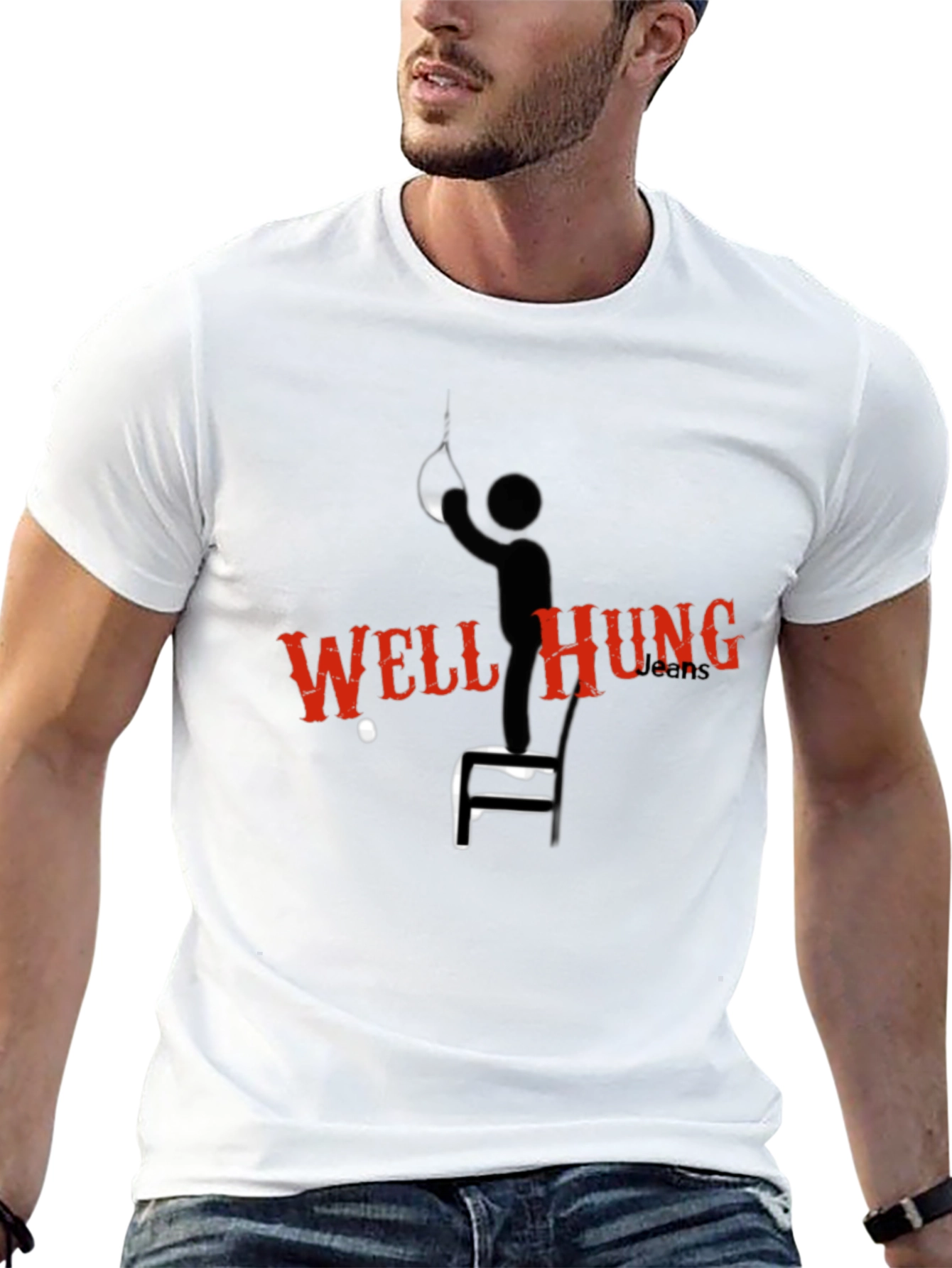 Well Hung Punching Bag Graphic Tee - Black