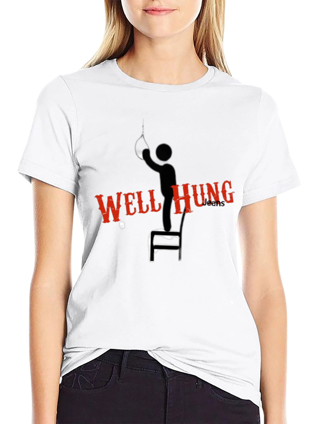 Well Hung Punching Bag Graphic Tee - Black