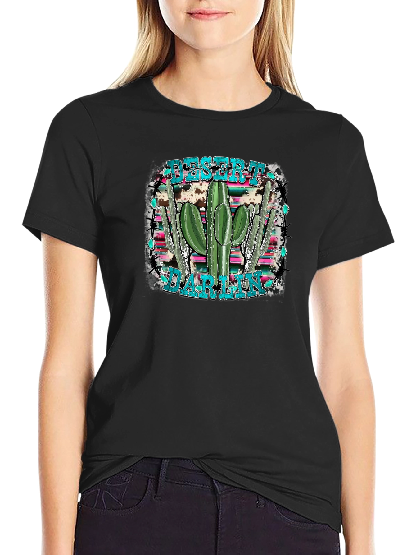 Desert Darlin Cactus Graphic Tee