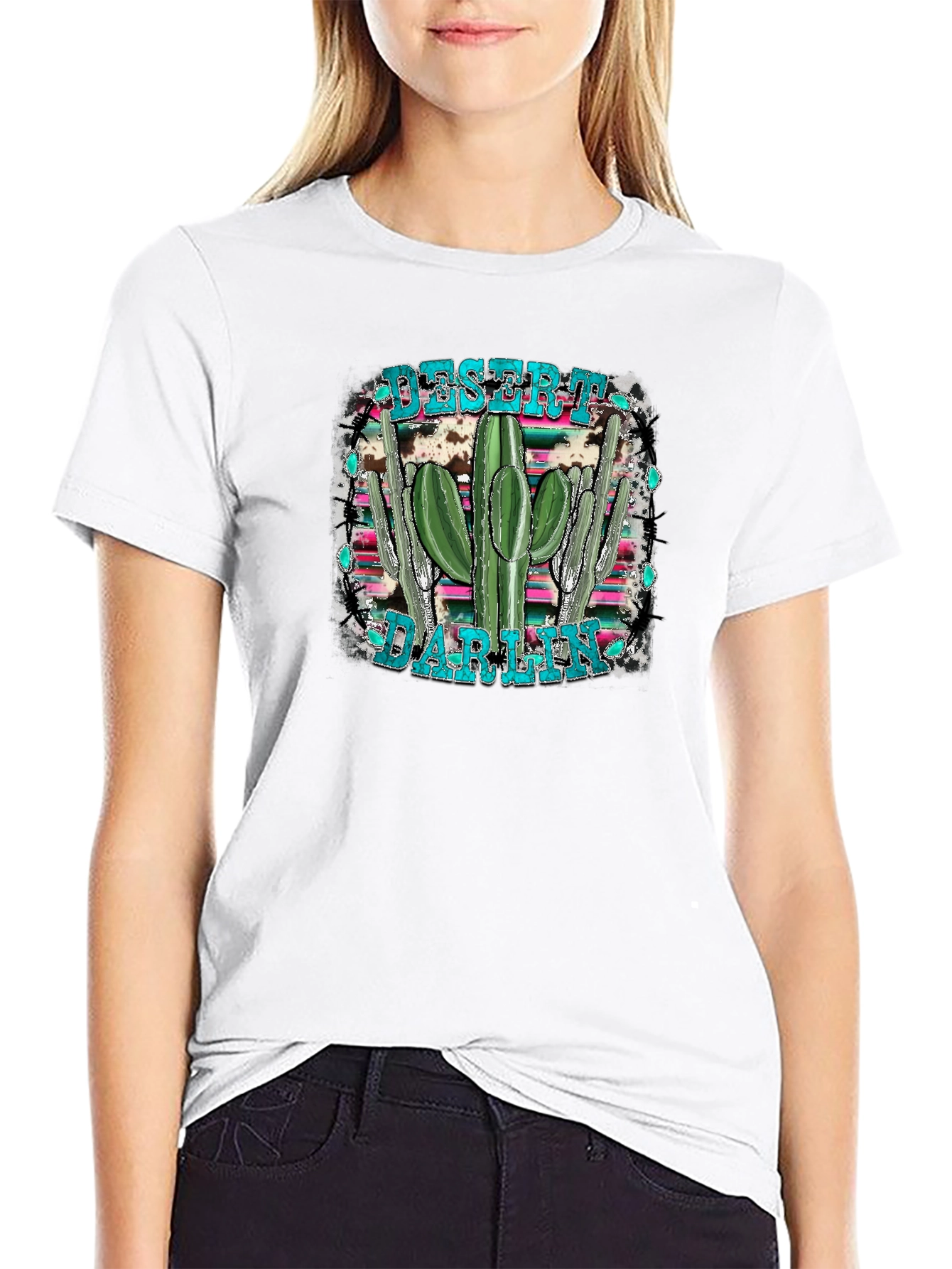 Desert Darlin Cactus Graphic Tee