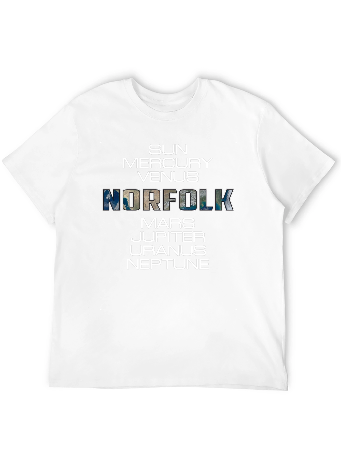 Planets Norfolk Graphic T-Shirt