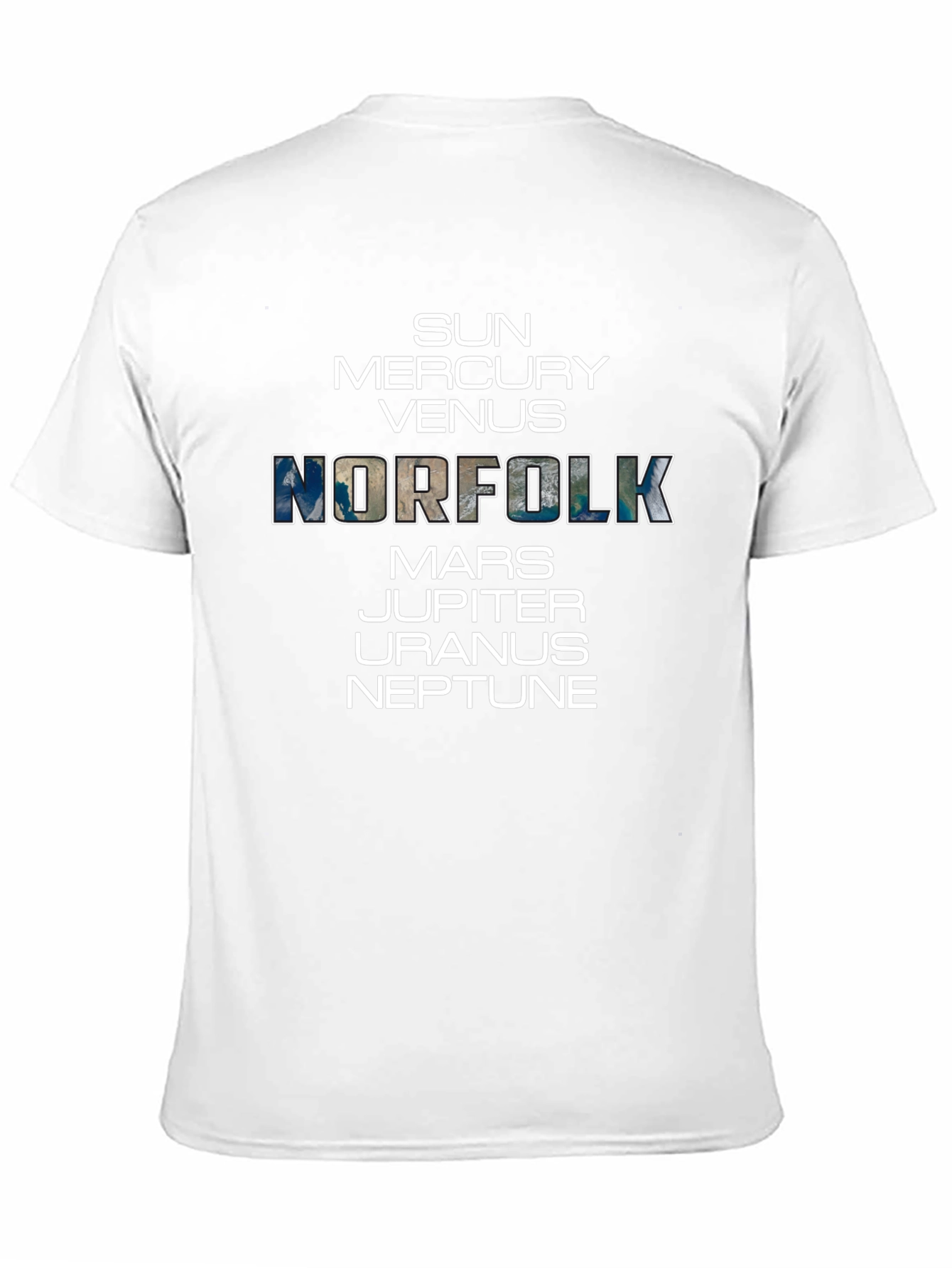 Planets Norfolk Graphic T-Shirt