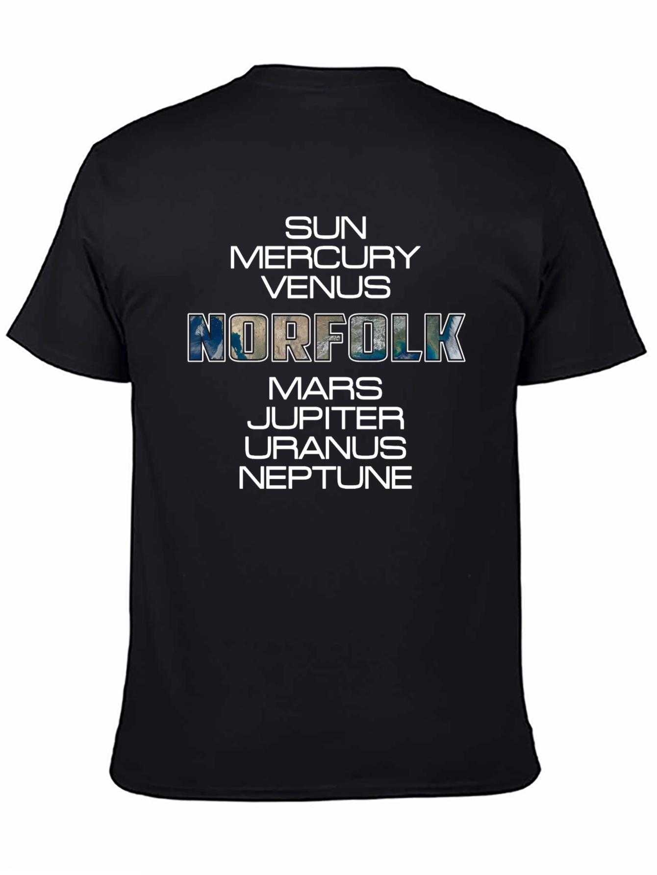 Planets Norfolk Graphic T-Shirt