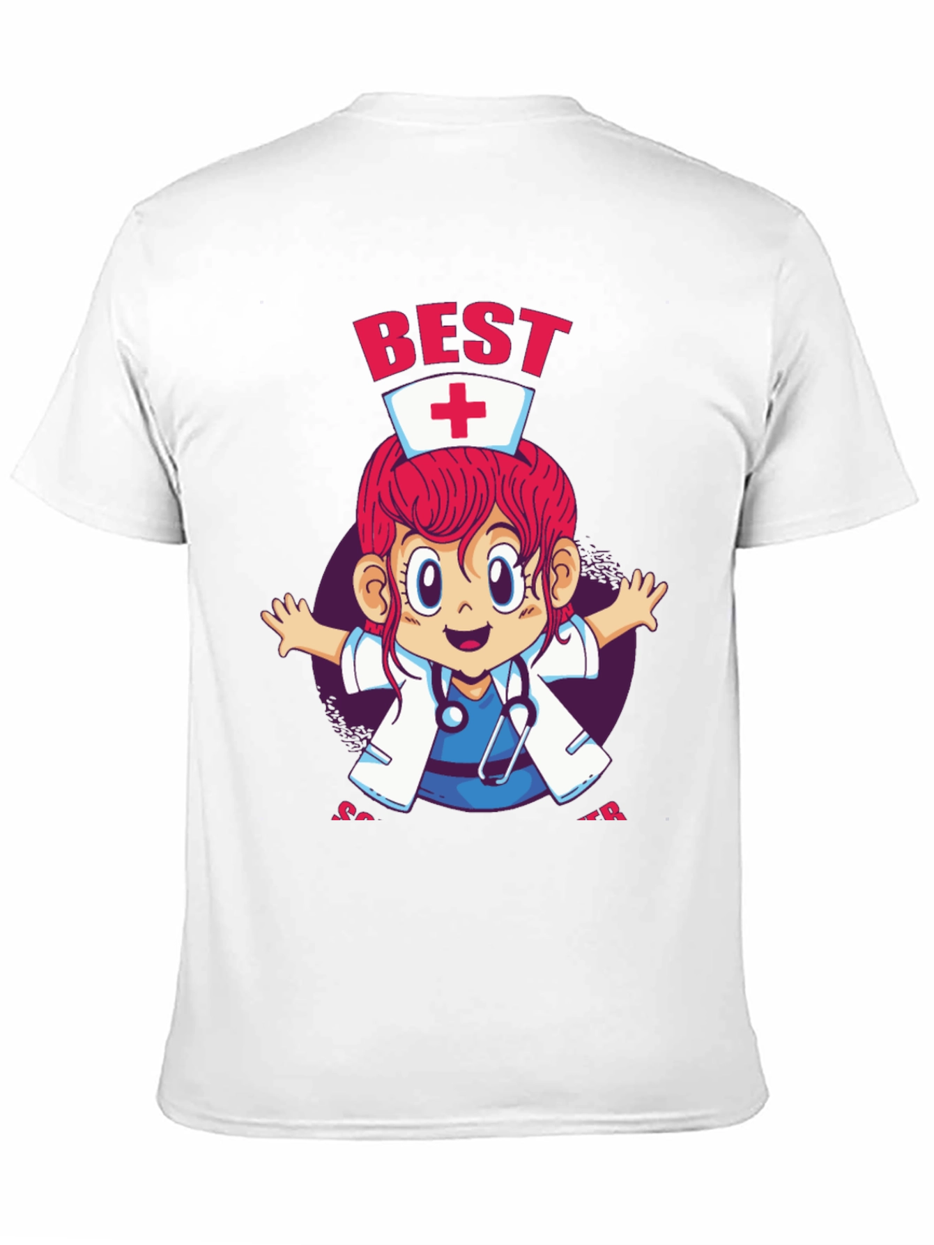 Best Nurse Ever Cartoon Graphic Tee