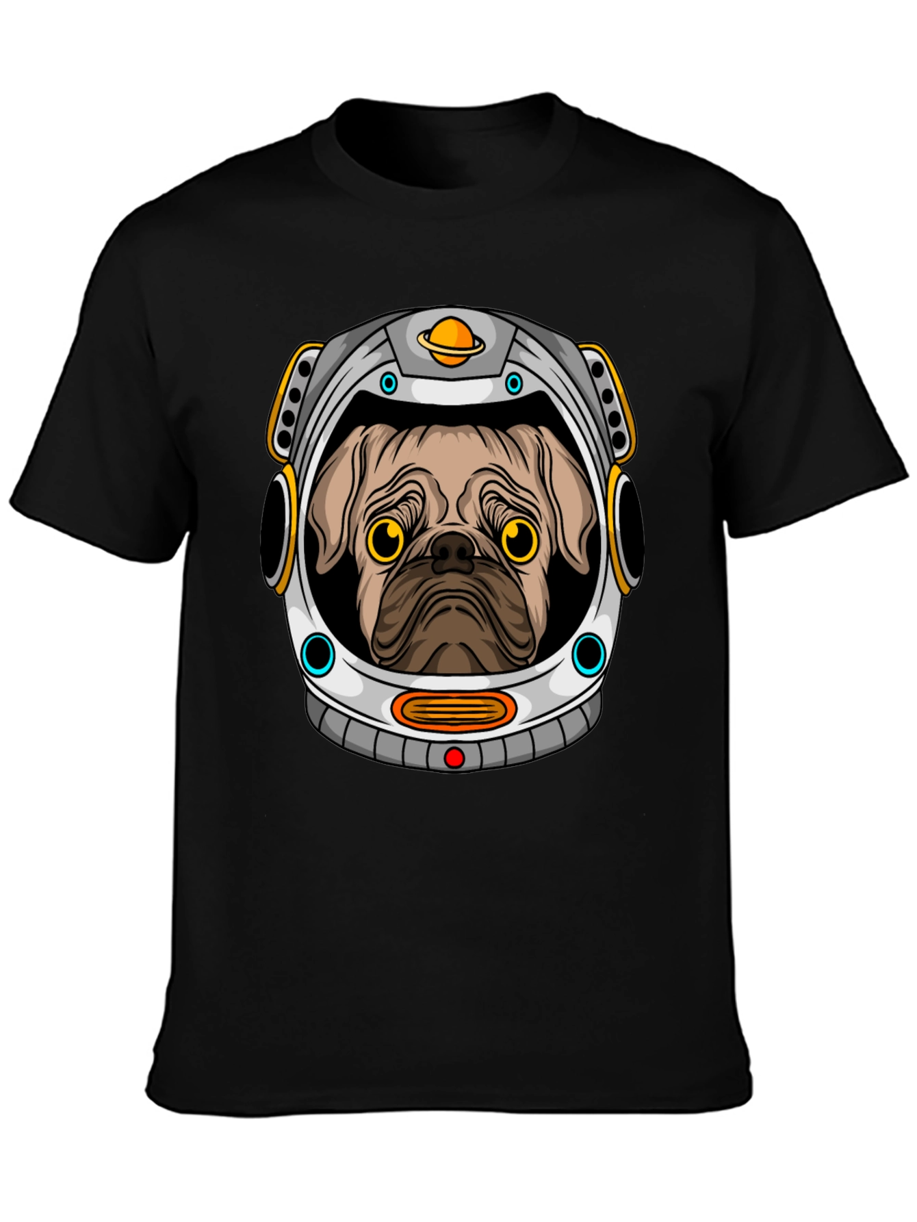 Pug Astronaut Graphic T-Shirt