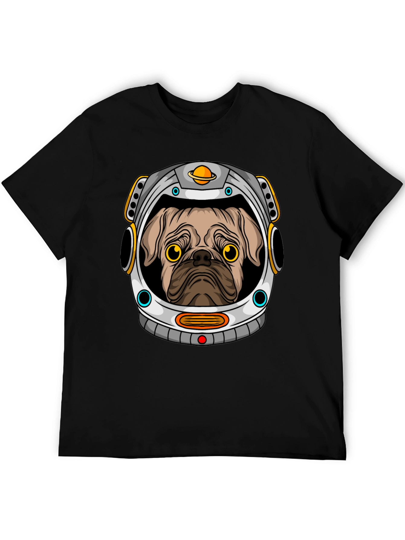 Pug Astronaut Graphic T-Shirt