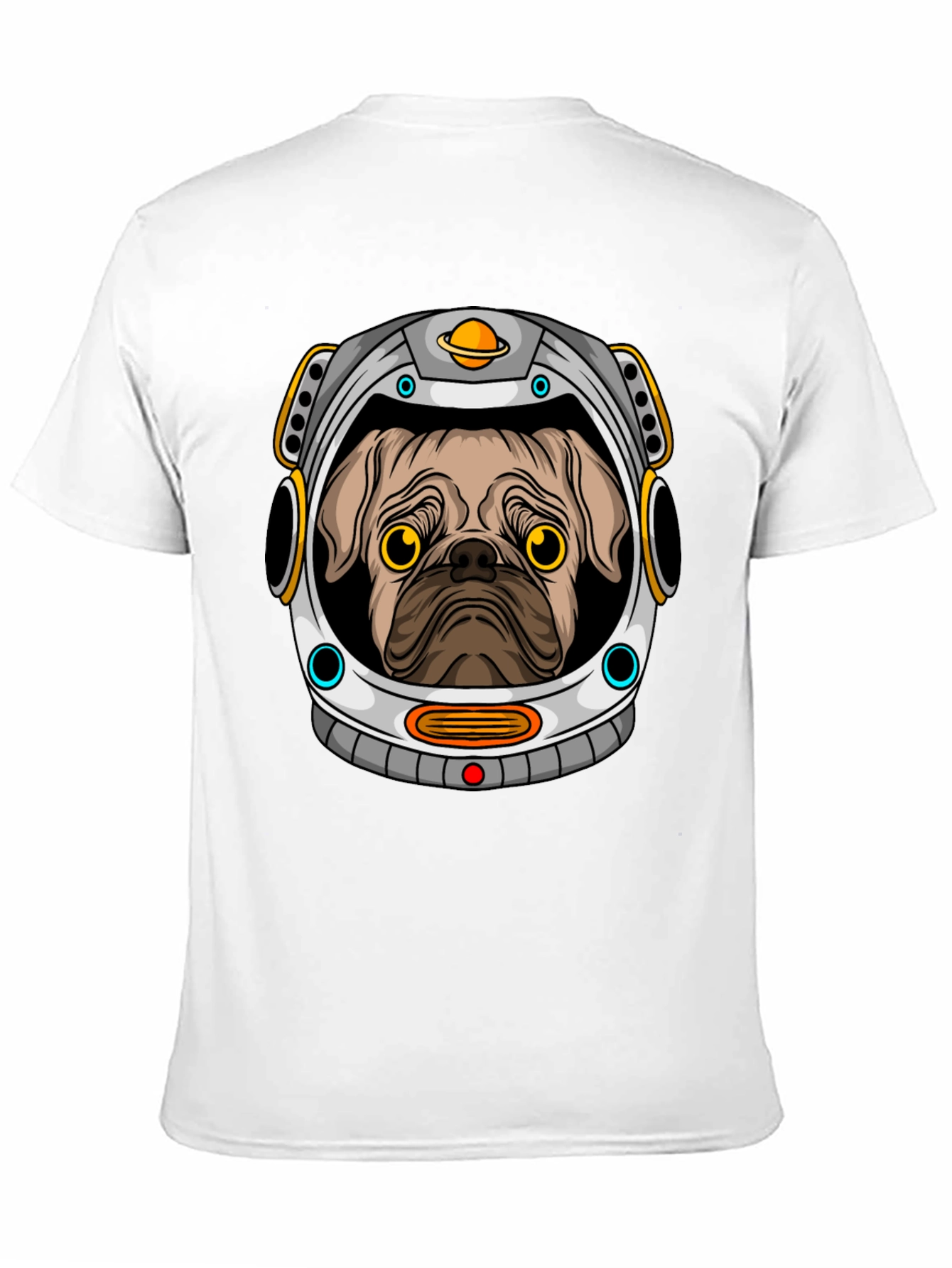 Pug Astronaut Graphic T-Shirt