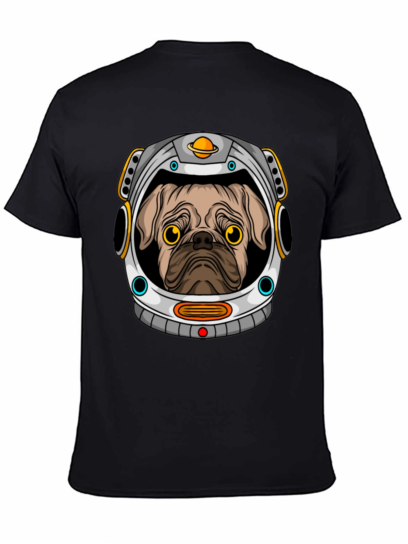 Pug Astronaut Graphic T-Shirt
