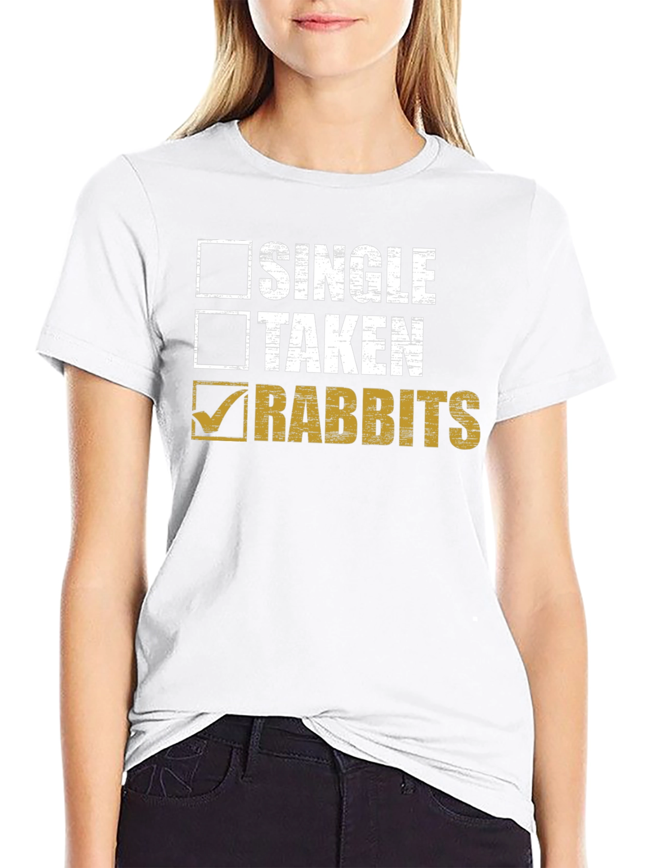 Single Taken Rabbits T-Shirt - Funny Animal Lover Tee