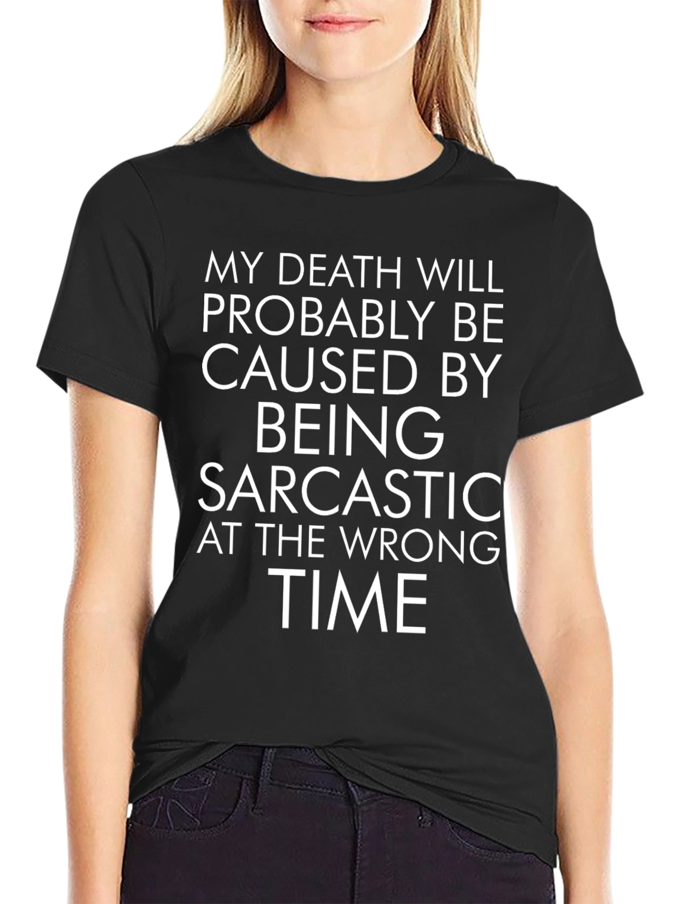 Sarcastic Humor T-Shirt - My Death Graphic Tee