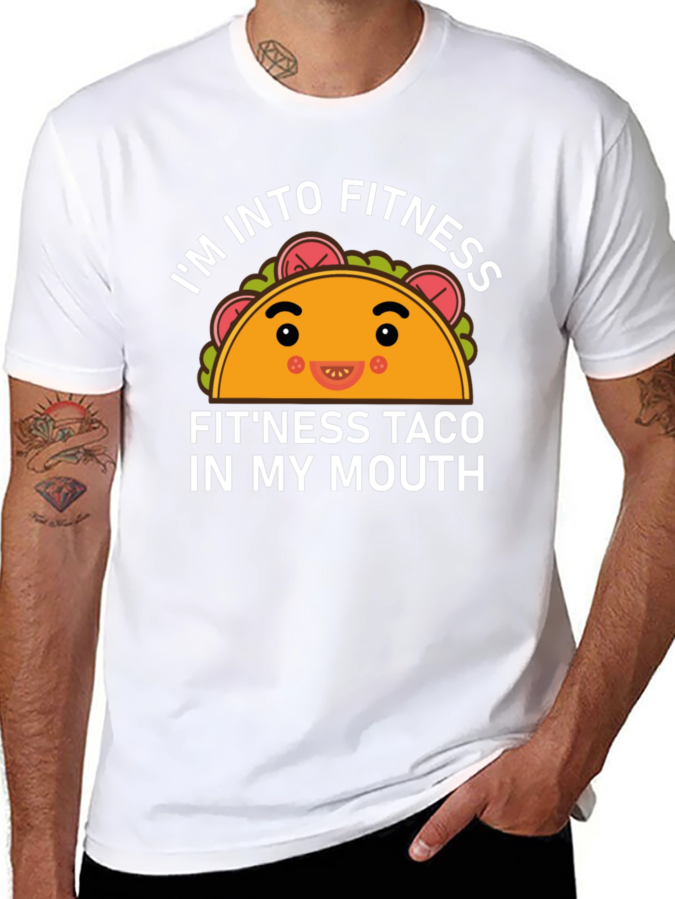 Fitness Taco Black T-Shirt