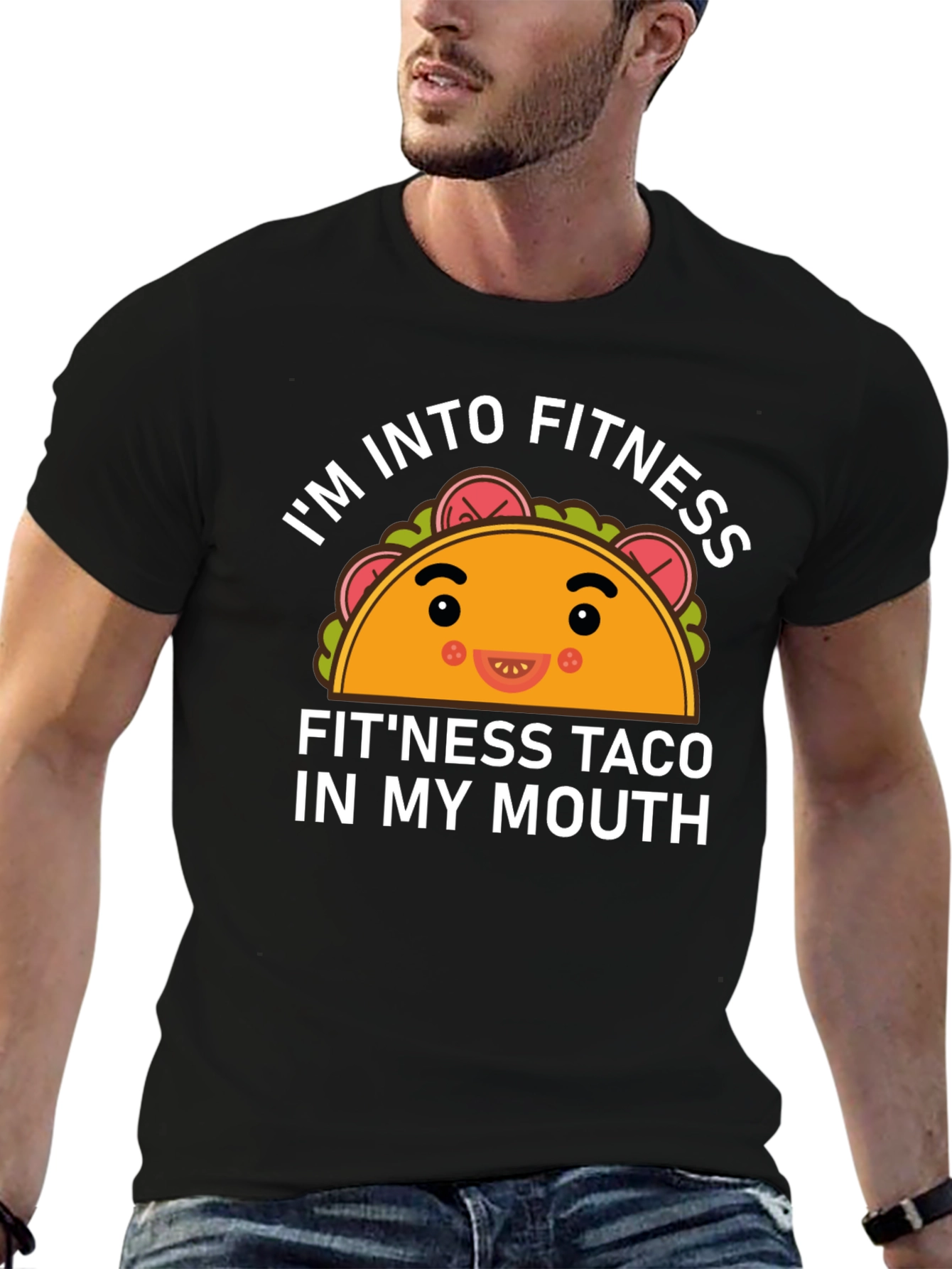 Fitness Taco Black T-Shirt