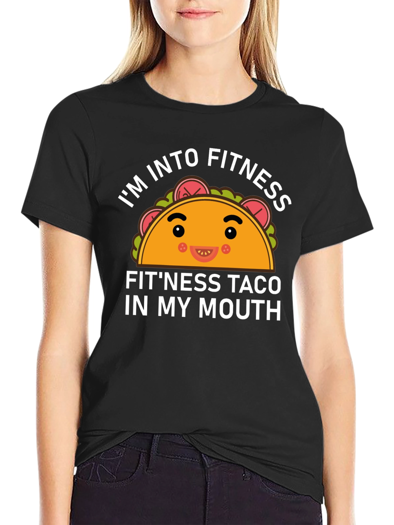 Fitness Taco Black T-Shirt