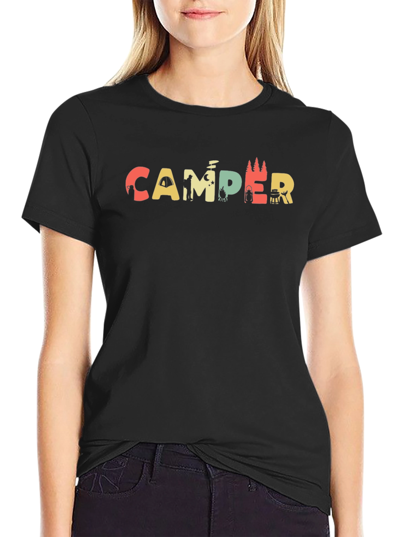 Retro Camper Graphic Tee - Adventure Ready!
