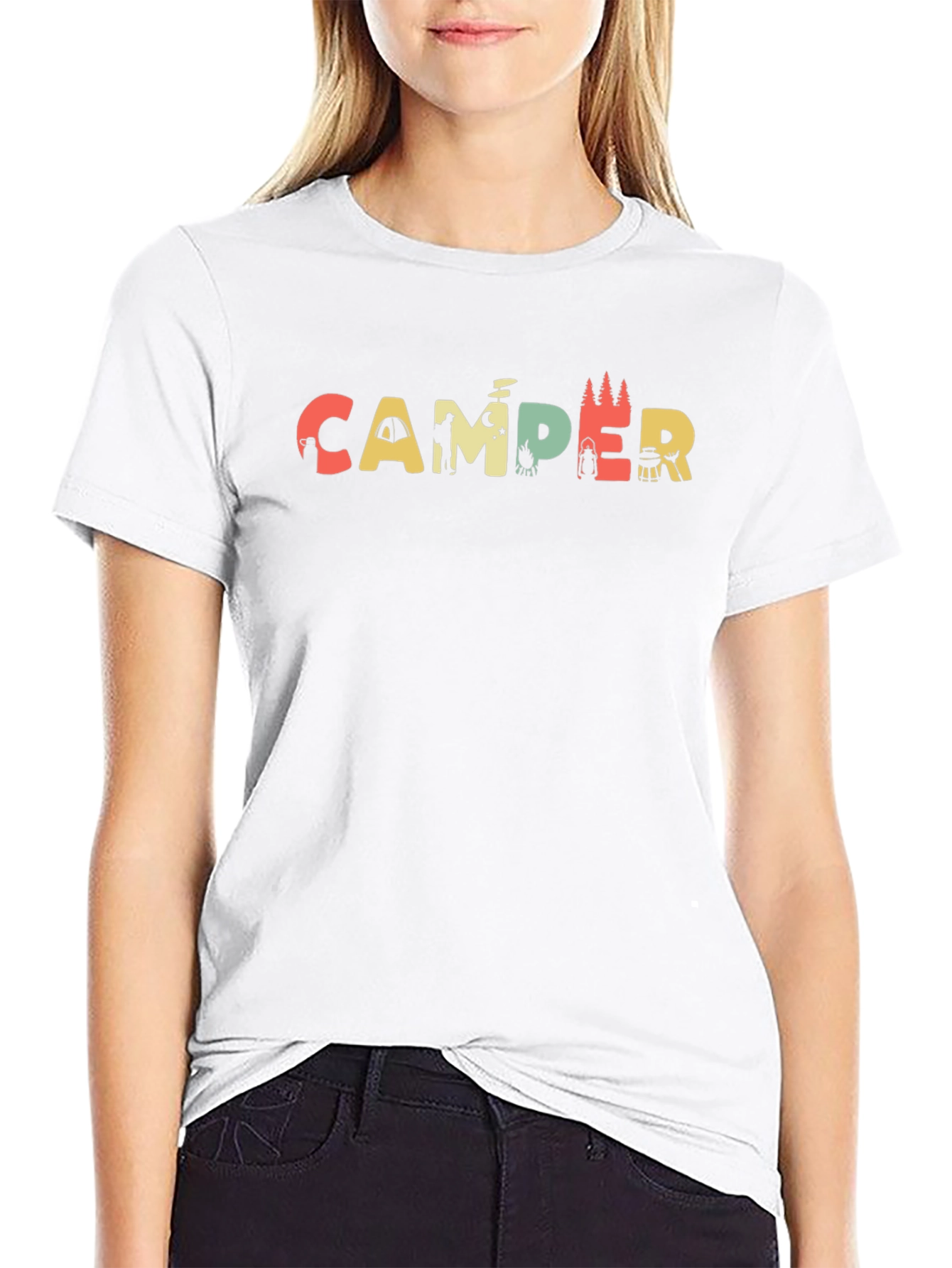 Retro Camper Graphic Tee - Adventure Ready!
