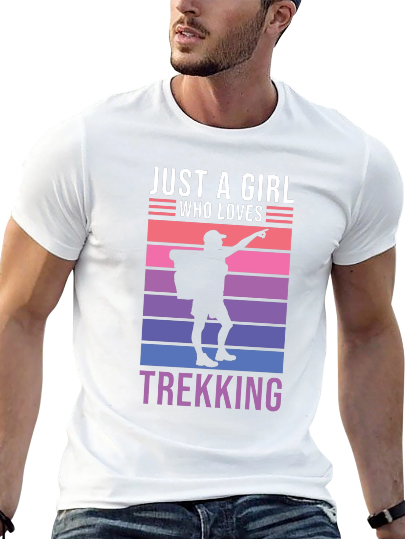 Just A Girl Who Loves Trekking T-Shirt