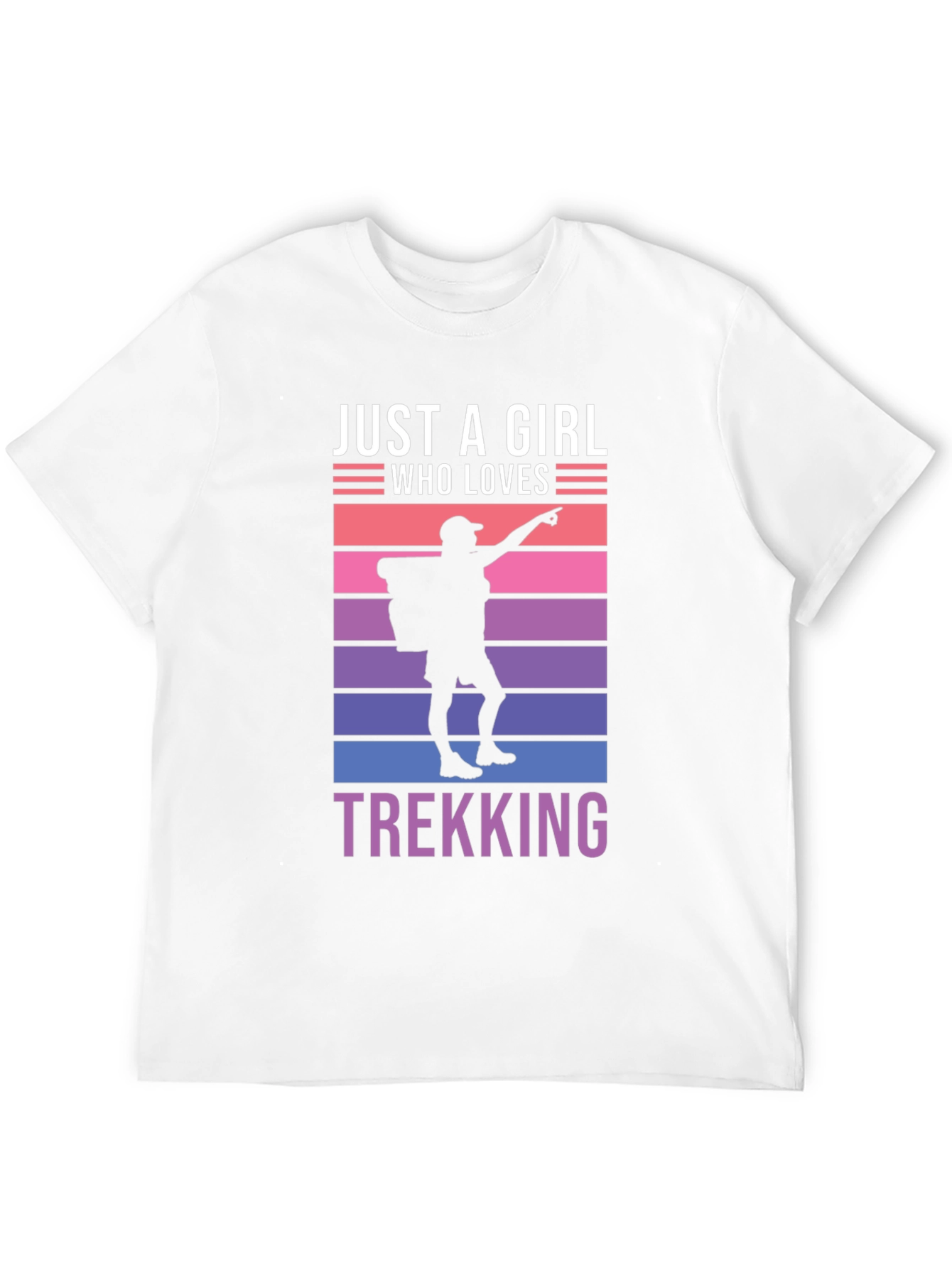 Just A Girl Who Loves Trekking T-Shirt