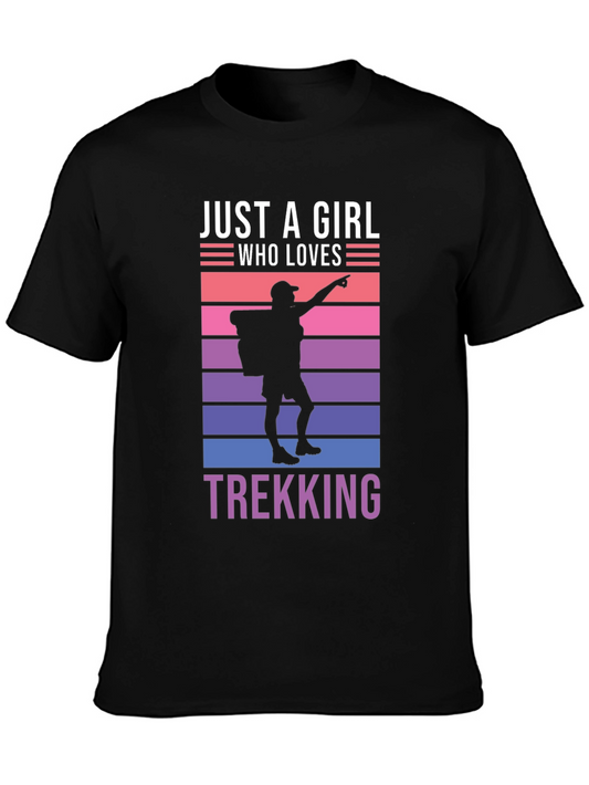 Just A Girl Who Loves Trekking T-Shirt