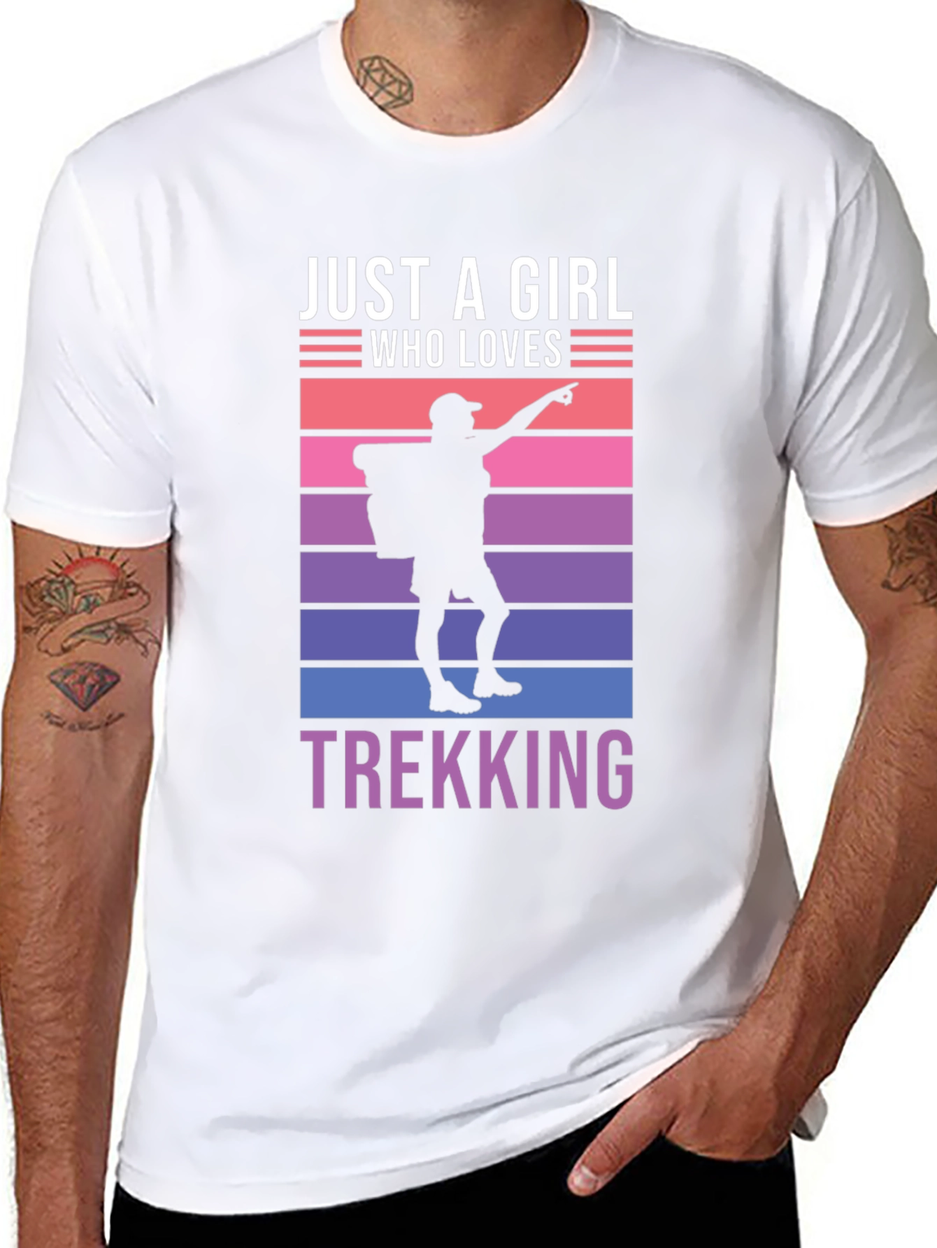 Just A Girl Who Loves Trekking T-Shirt