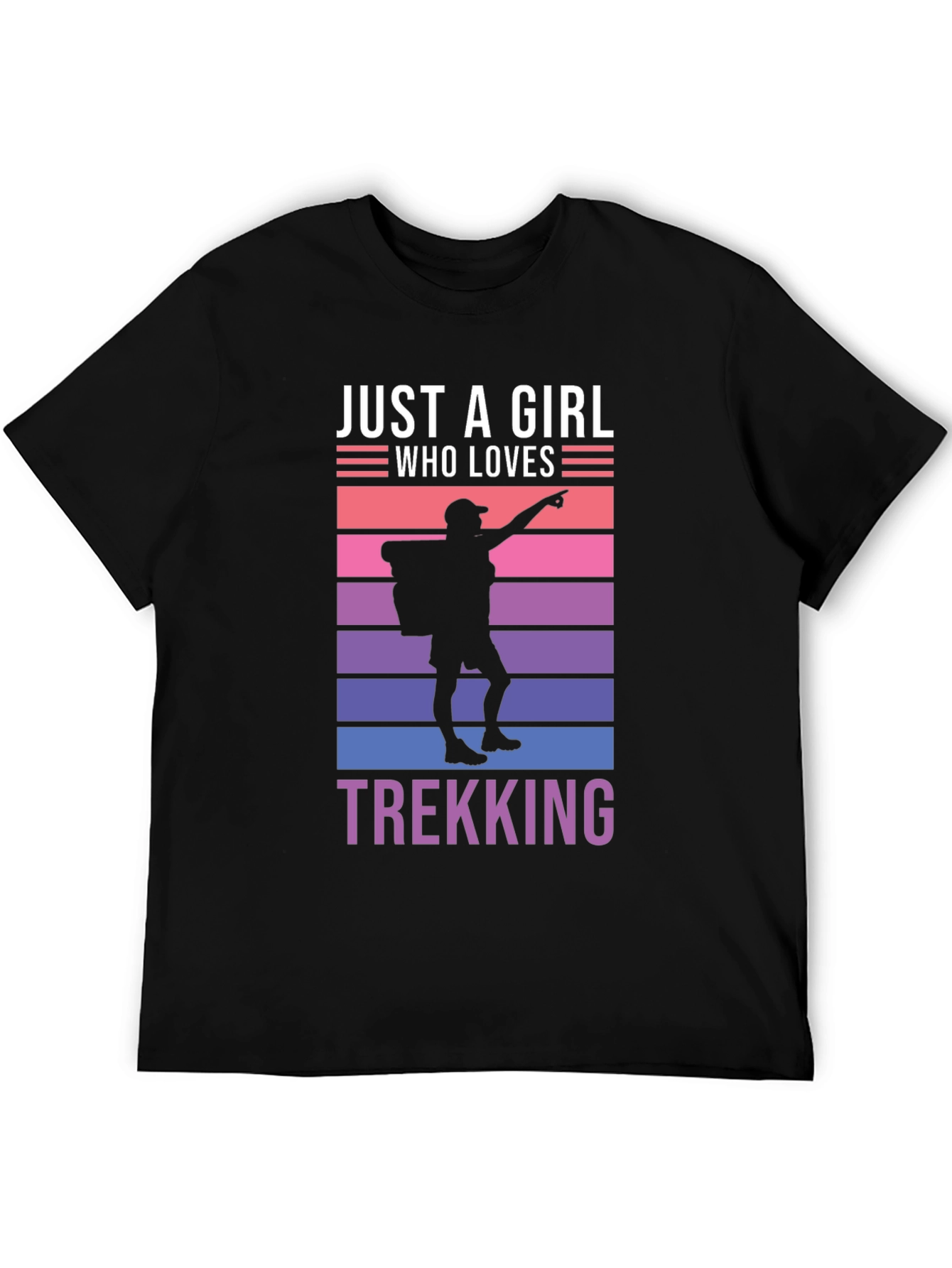 Just A Girl Who Loves Trekking T-Shirt