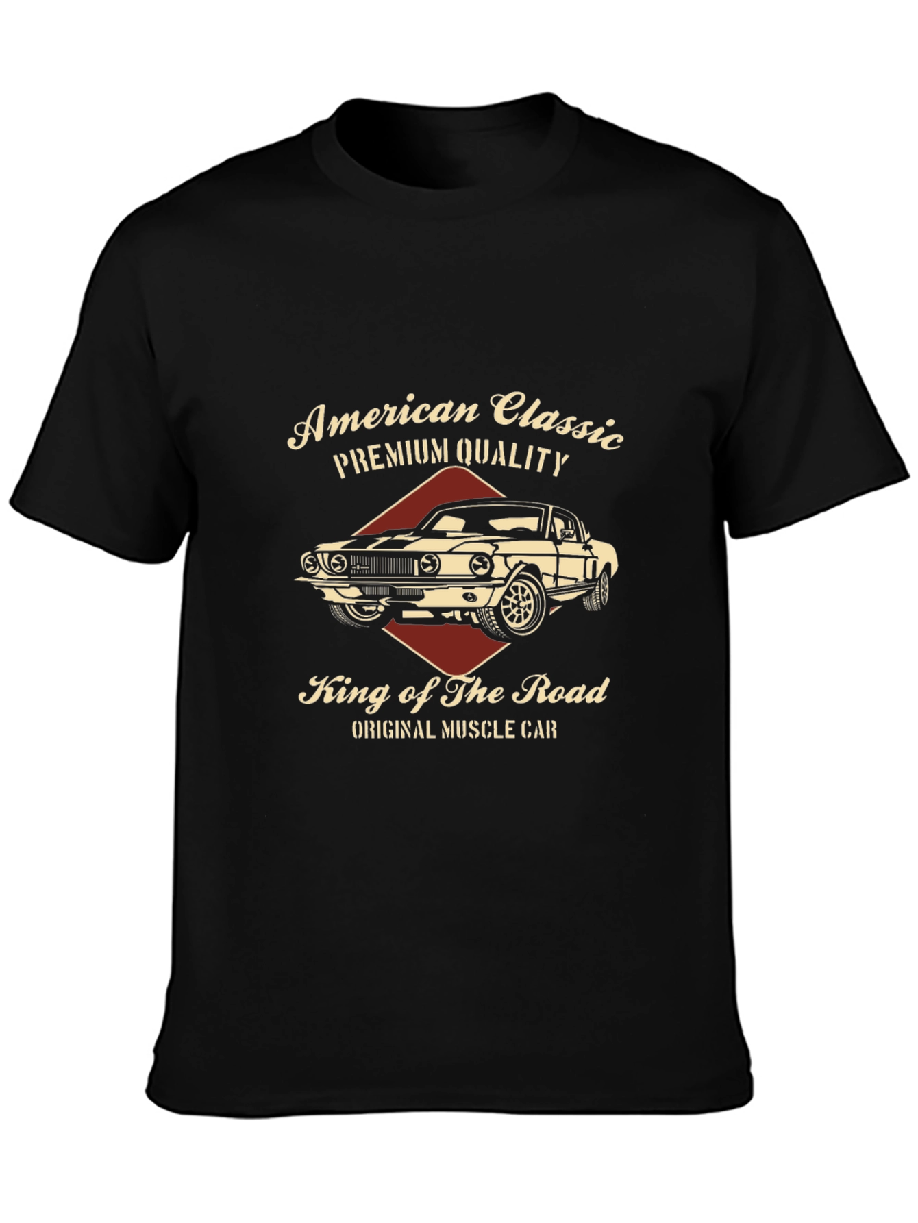 American Classic Car Graphic T-Shirt