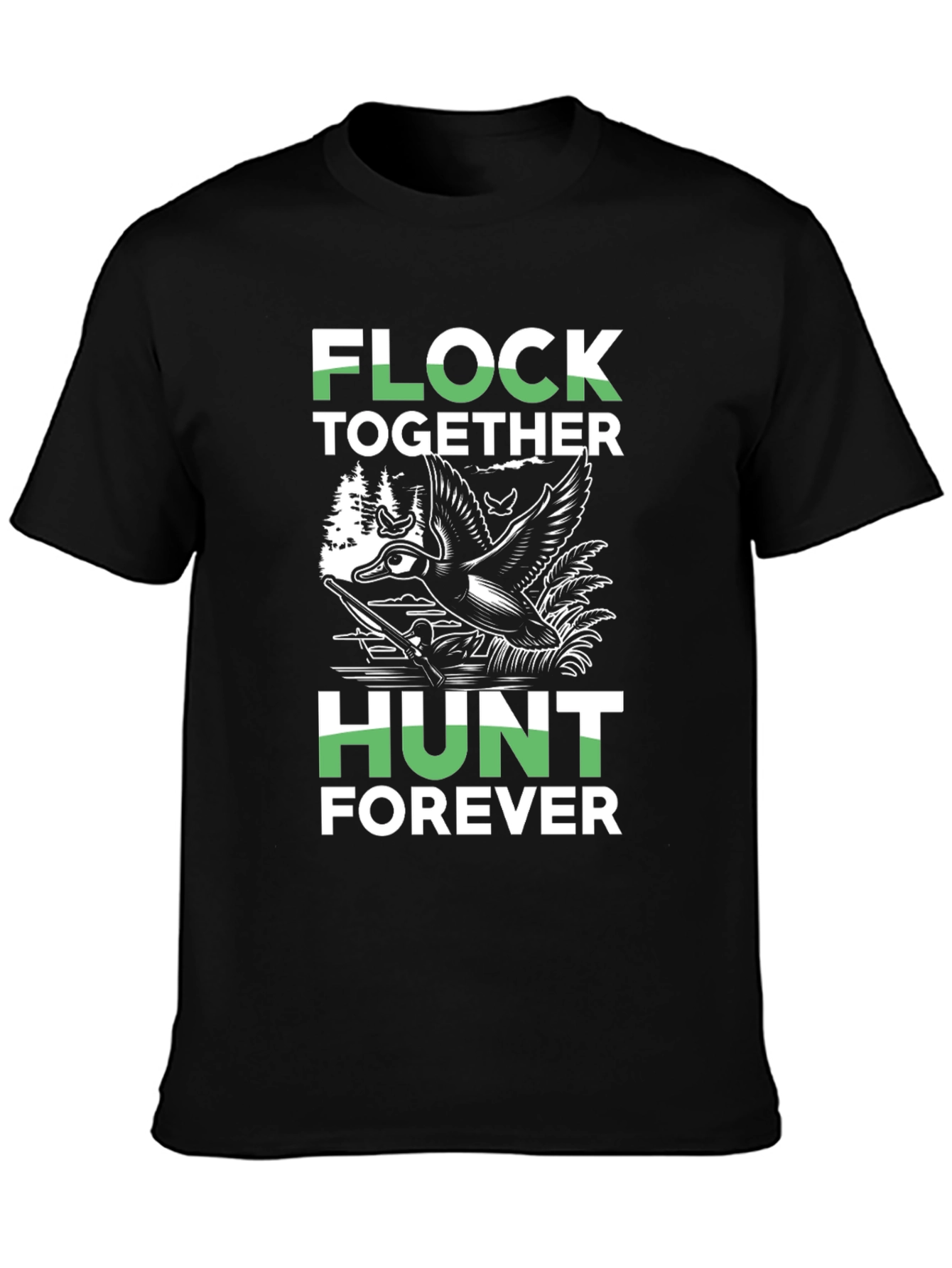 Flock Together Hunt Forever Graphic Tee