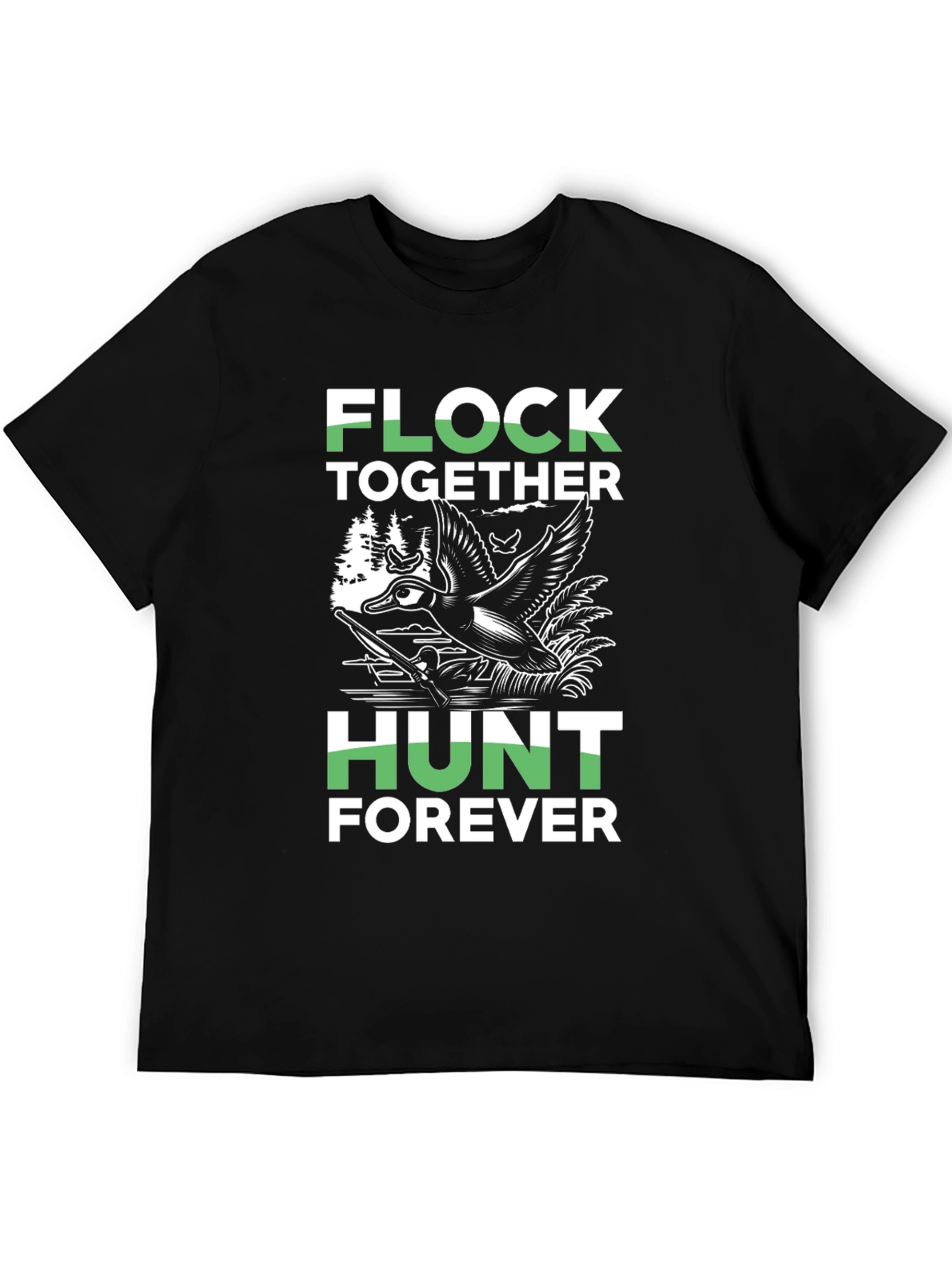 Flock Together Hunt Forever Graphic Tee