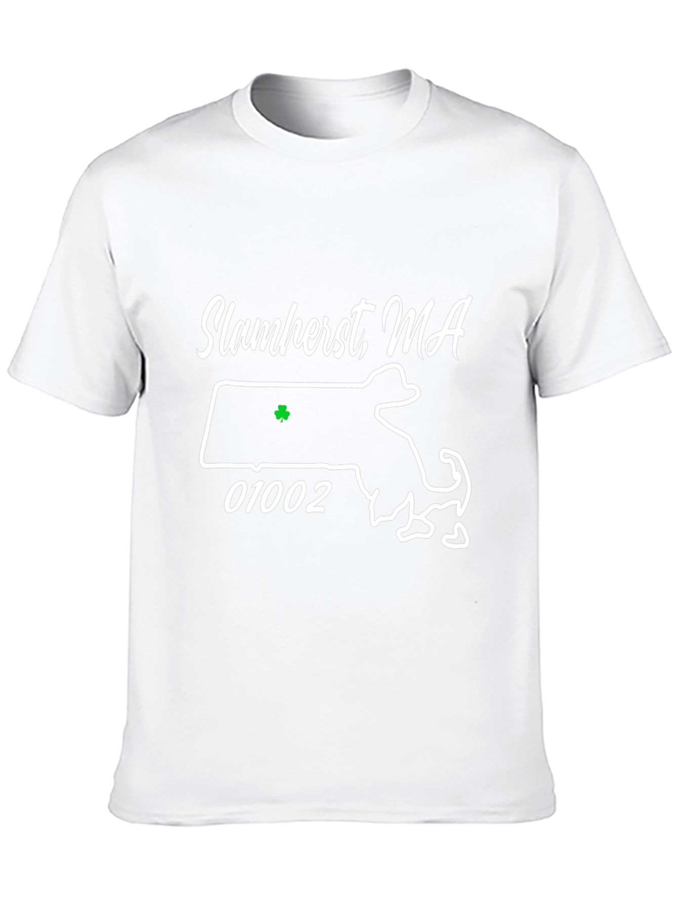 Slamherst MA Shamrock T-Shirt