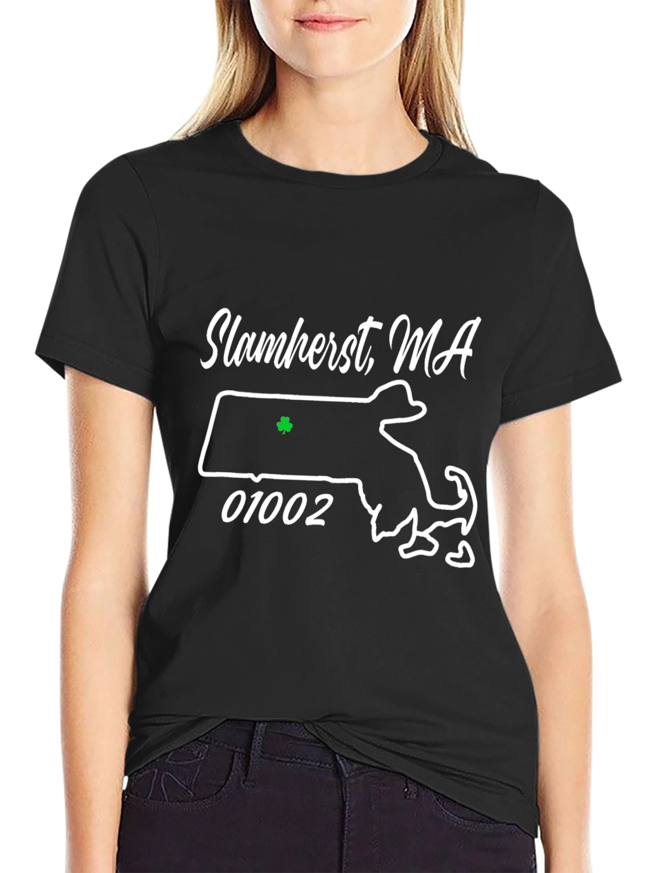 Slamherst MA Shamrock T-Shirt