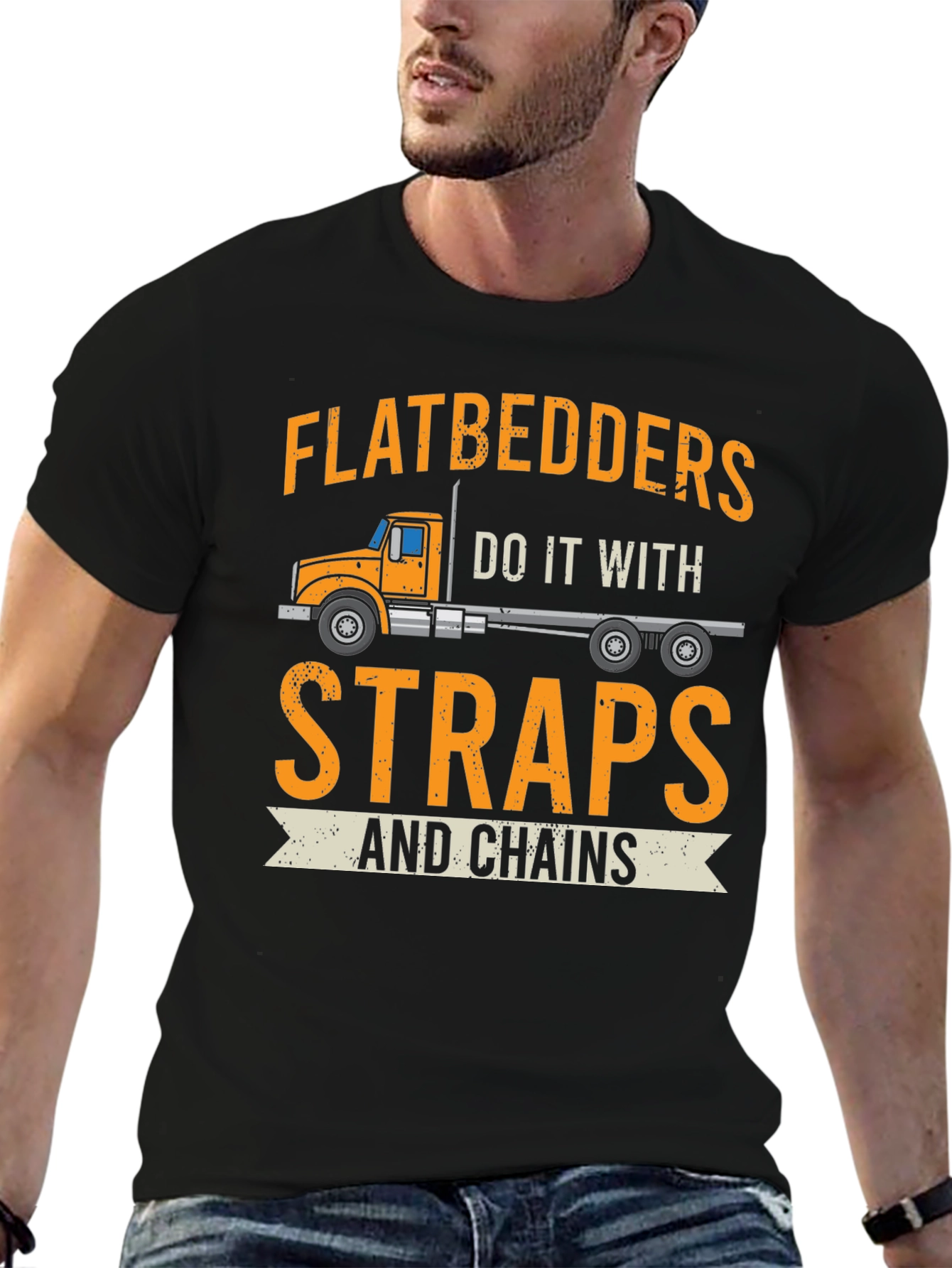 Flatbedders Straps and Chains T-Shirt