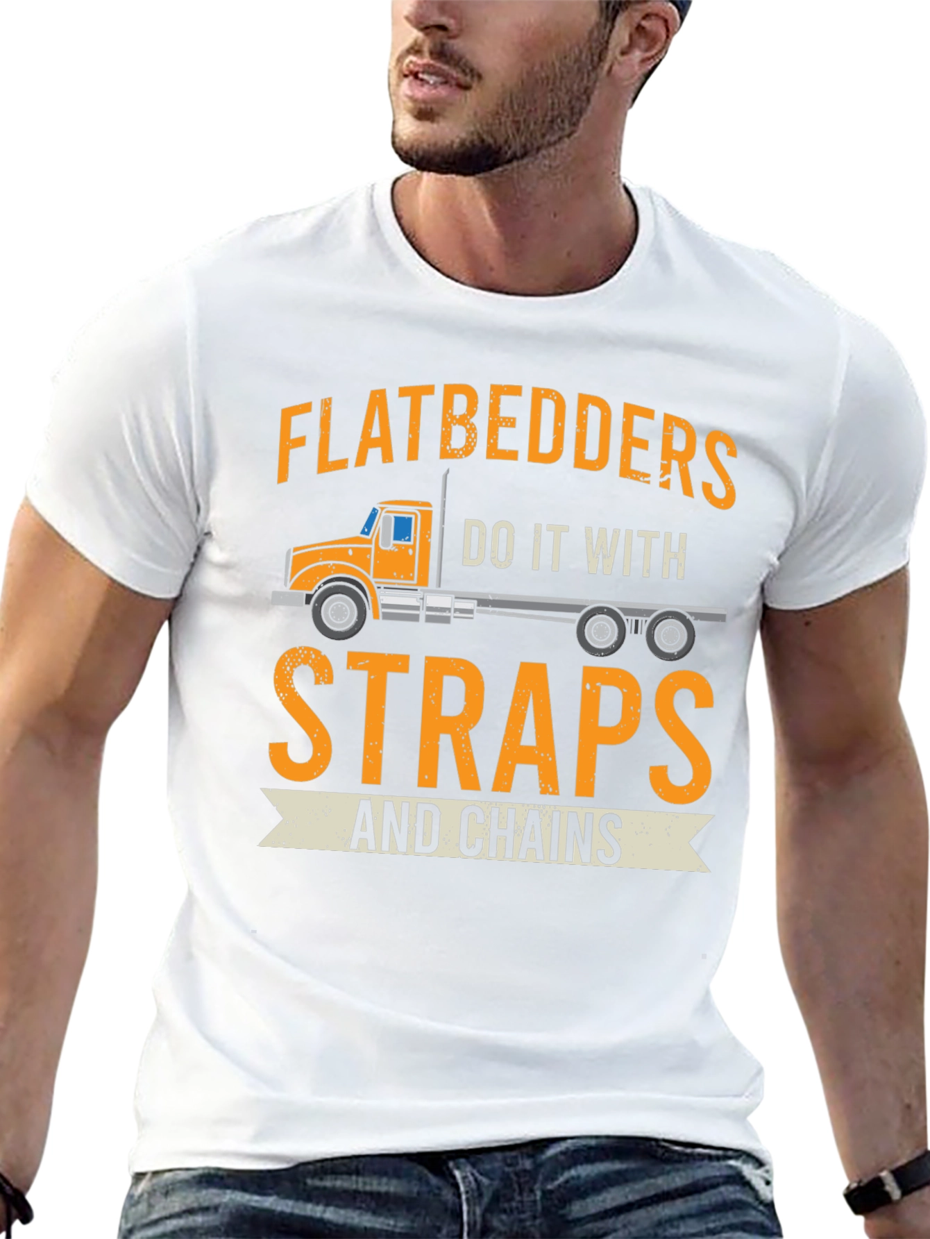 Flatbedders Straps and Chains T-Shirt